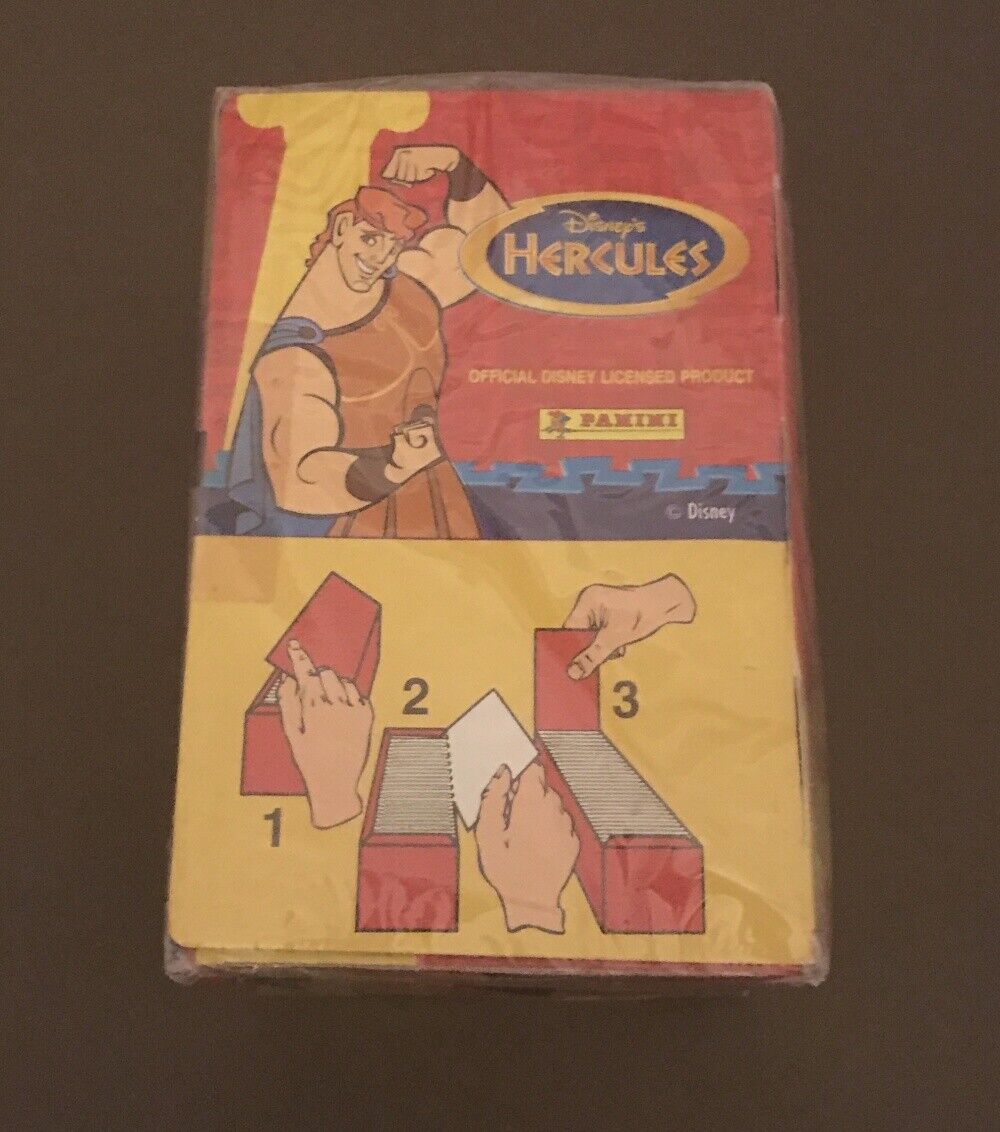 1996 Panini Hercules Box 100 Packets 600 Stickers
