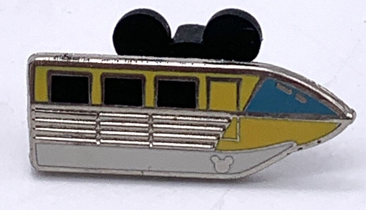 Disney Trading Pin 2011 Hidden Mickey Monorail Collection 1 Of 5 Yellow Blue