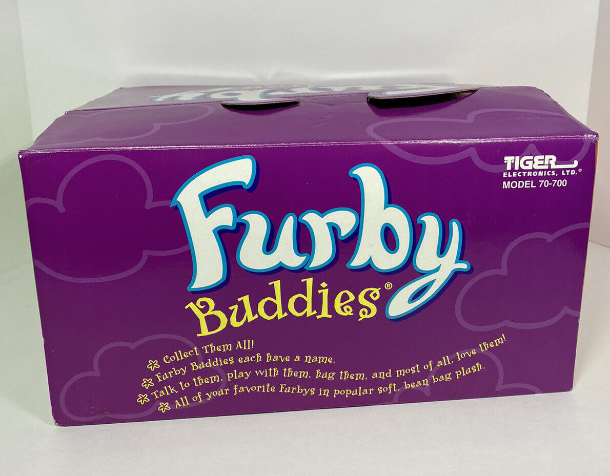 (BOX ONLY) RARE POS VTG 1999 FURBY BUDDIES Tiger 70-700 Retail Store Display Box