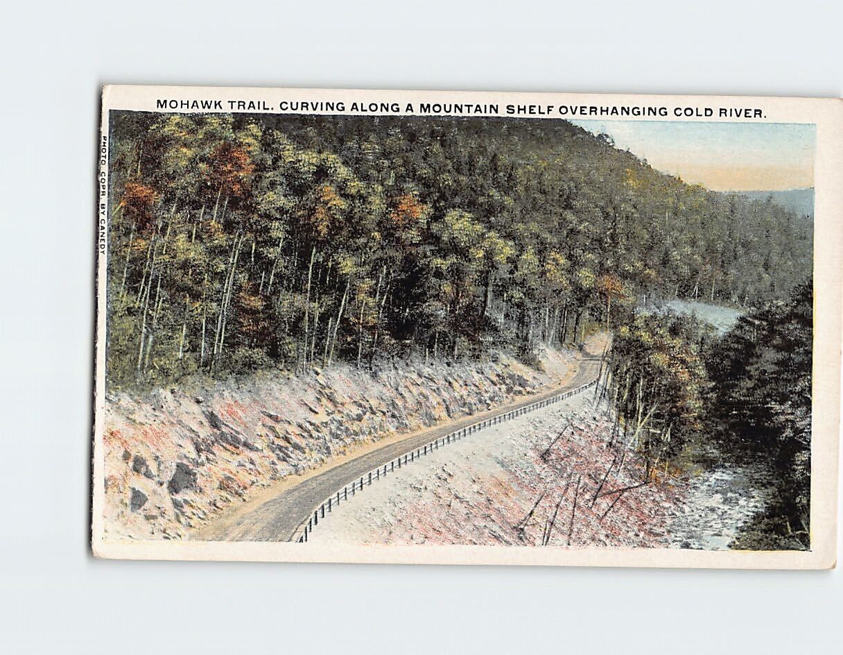 Postcard Mohawk Trail Massachusetts USA