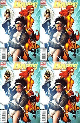 Marvel Divas #3 (2009) Marvel Comics - 4 Comics