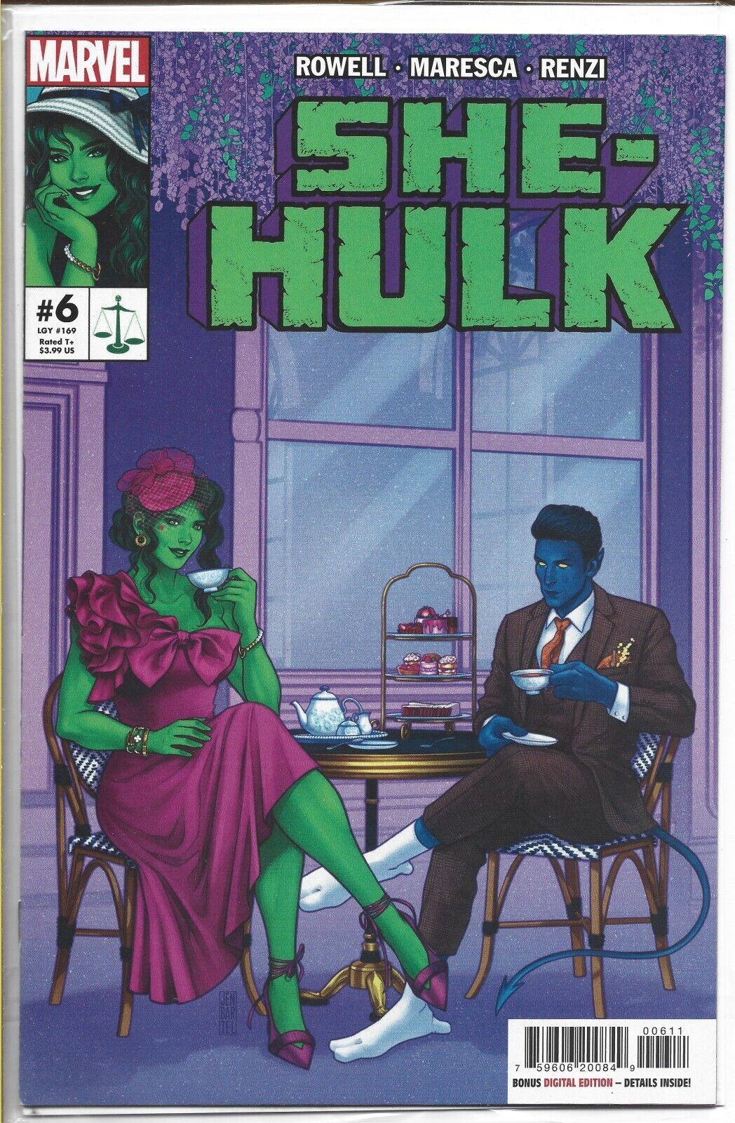SHE-HULK #6 MARVEL COMICS 2022 NEW AND UNREAD BAGGED AND BOARDED