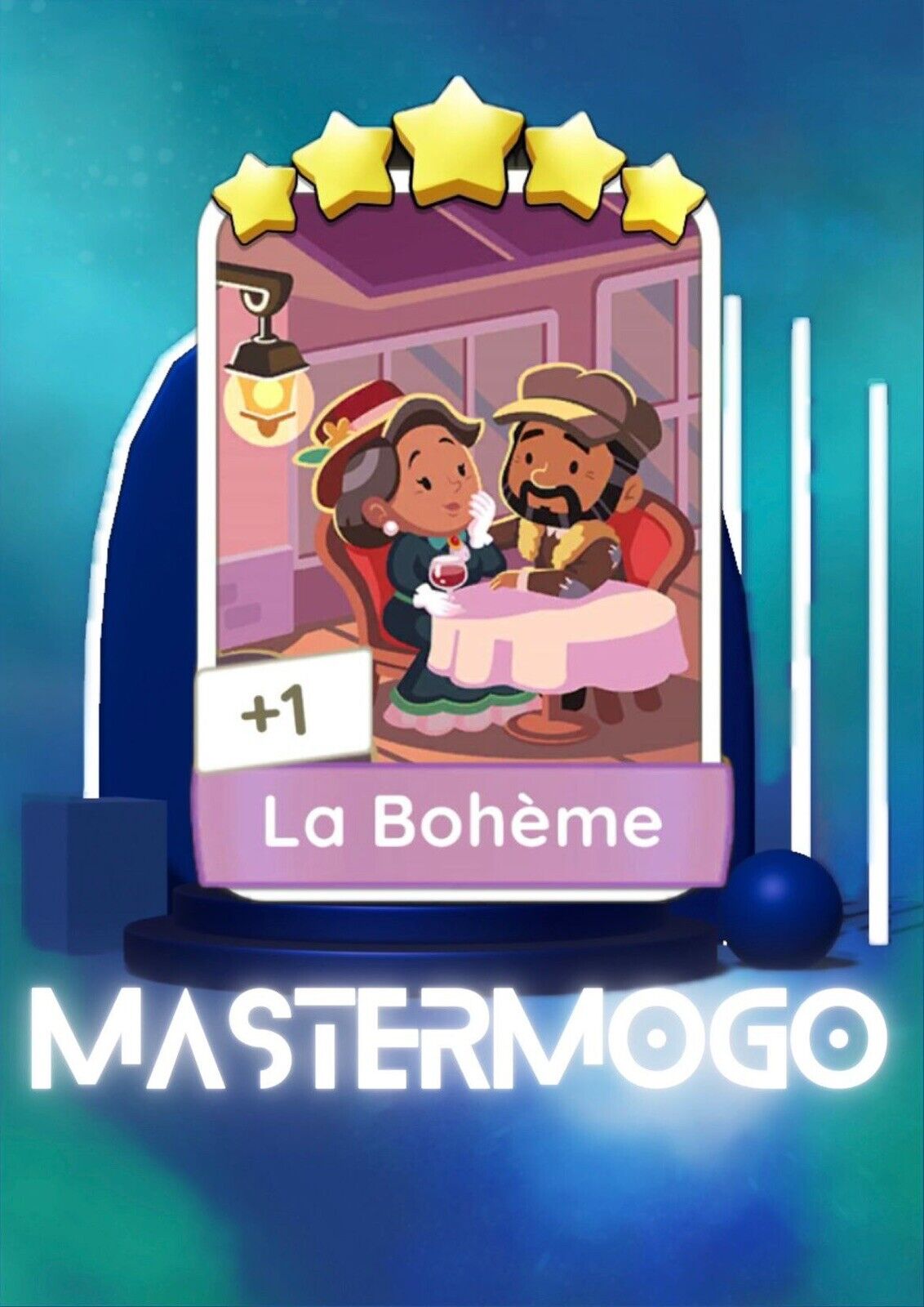 Monopoly Go- La Boheme 5 ⭐- set #21 Sticker
