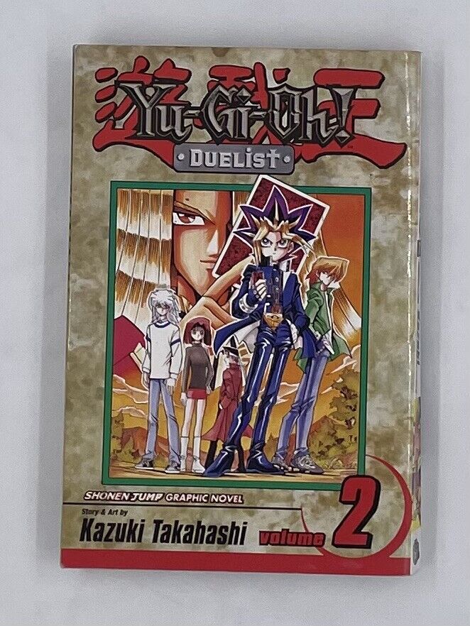 Kazuki Takahashi Yu-Gi-Oh Volume 2 Manga Book Graphic Novel Comic First Edition