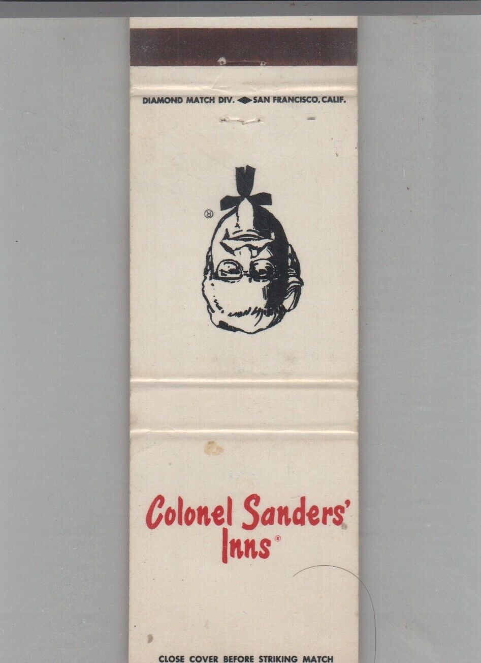 Matchbook Cover Colonel Sanders Inns Scottsdale, AZ