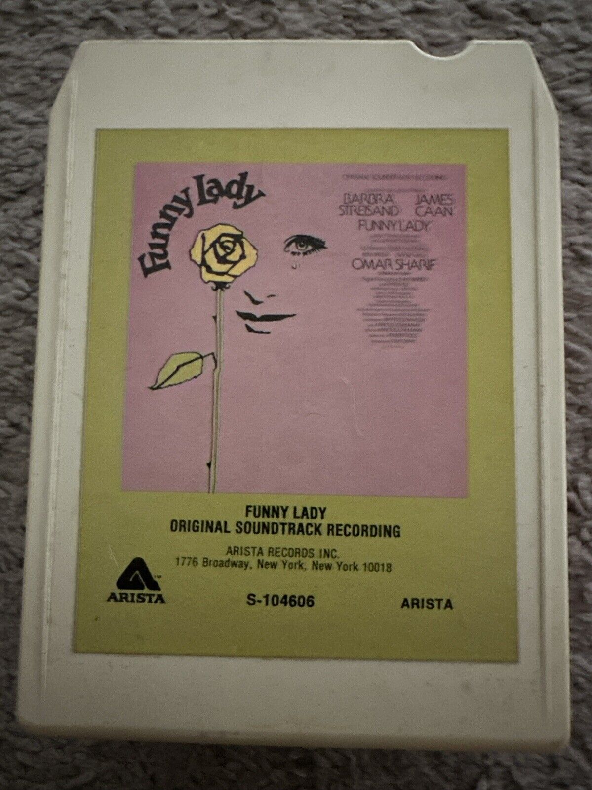 Vintage 1975 8 Track Funny Lady Original Soundtrack Barbra Streisand SEALED NIP