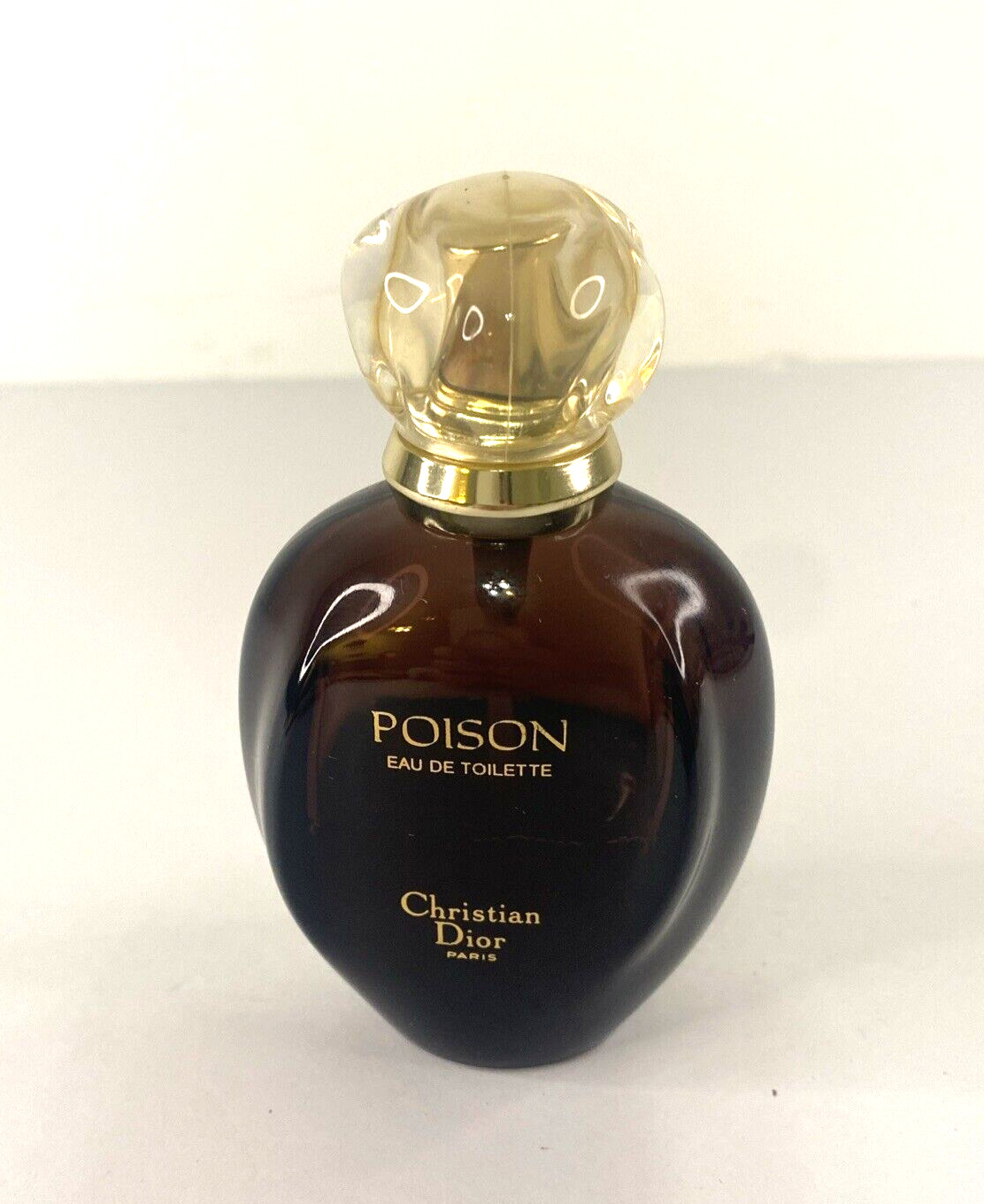 Vintage Christian Dior Poison Eau de Toilette 1.7 Fl oz/50 ML Pre-Owned 50% full