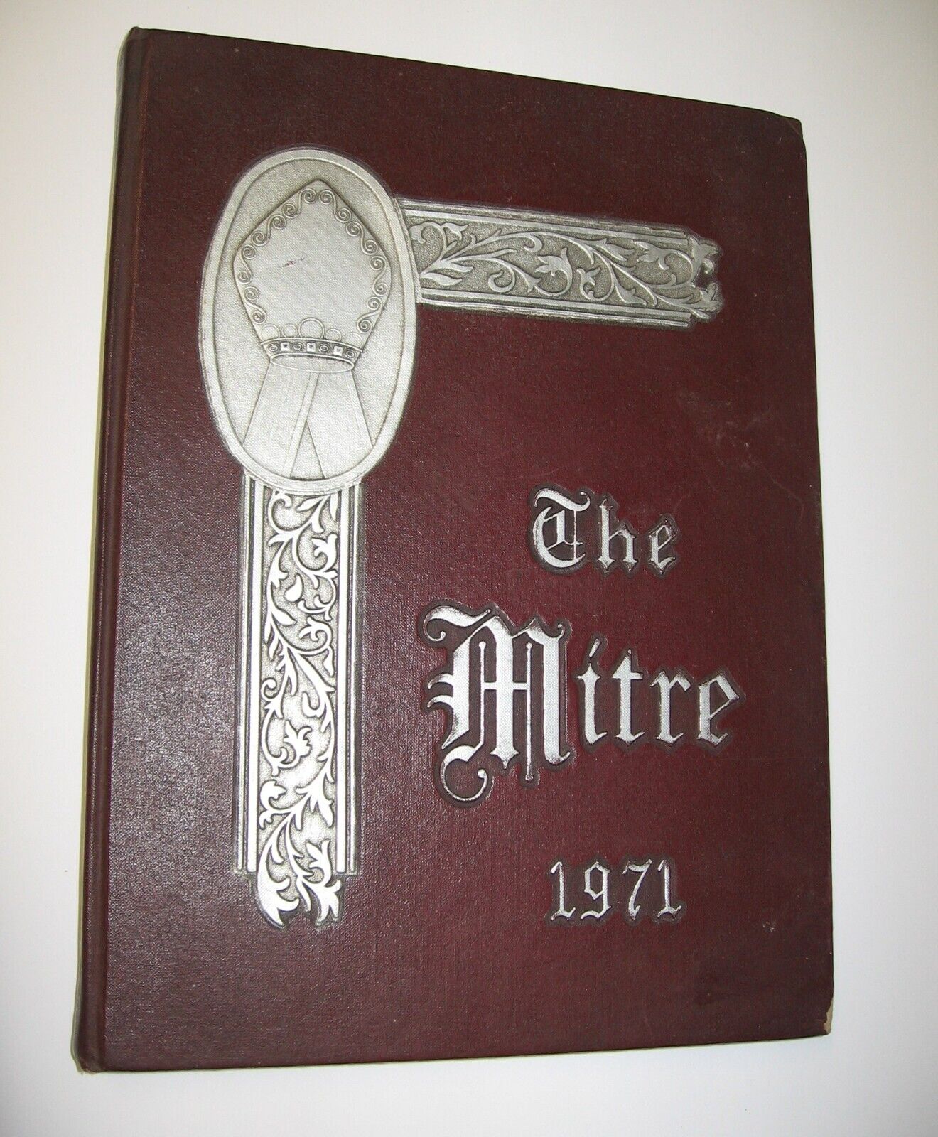 1971 Mitre Yearbook Signed Bishop of Paterson Larry Casey, Bayley-Ellard H.S. NJ