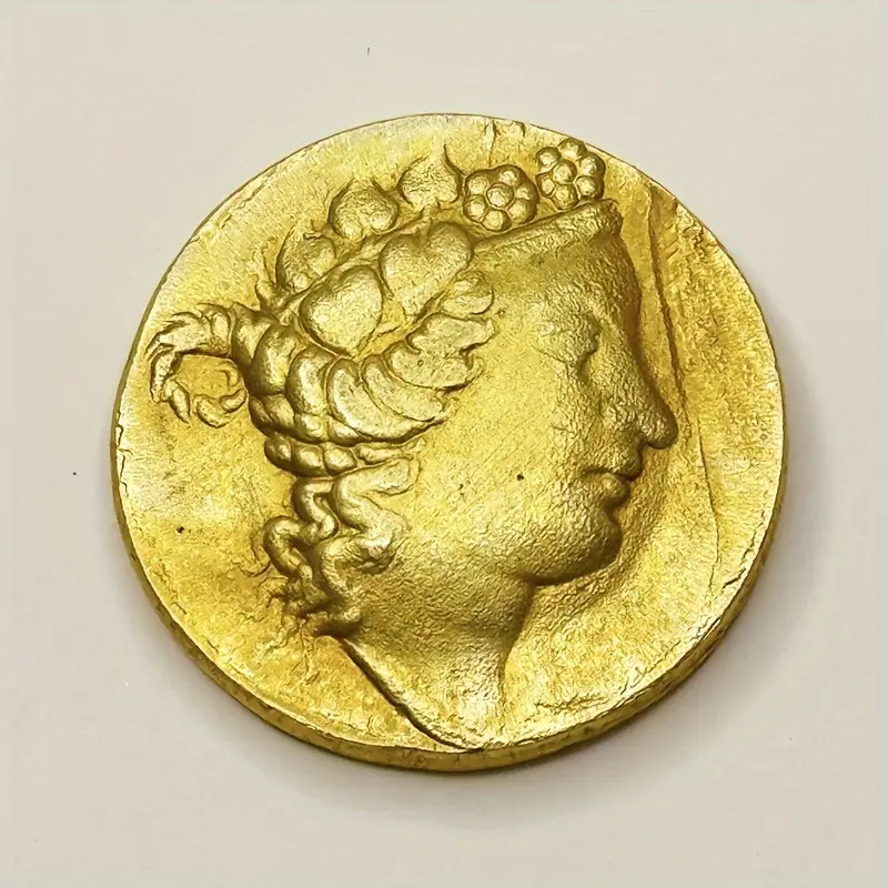 Ancient Greek Relief Art Coins, Sasothian Wine God Four German Antique Coins,