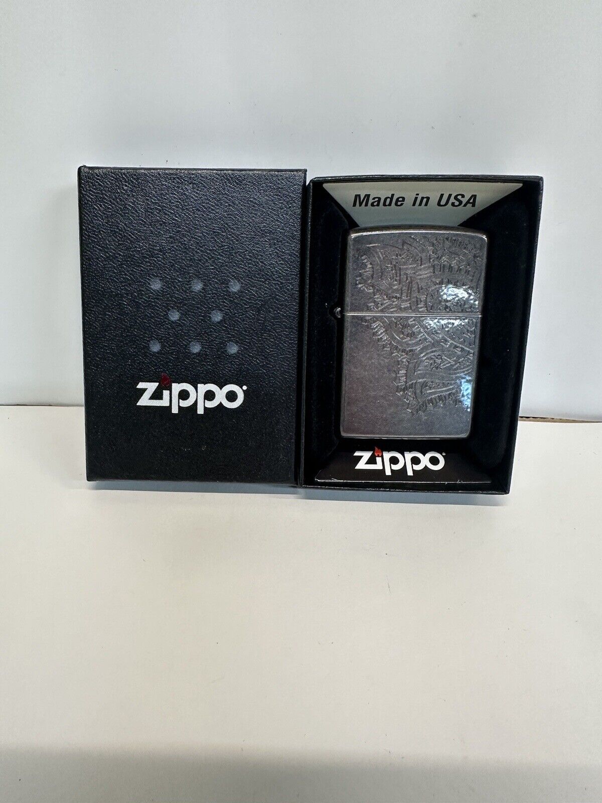 Zippo Lighter - Iced Paisley - Marlboro Rewards - New In Box 