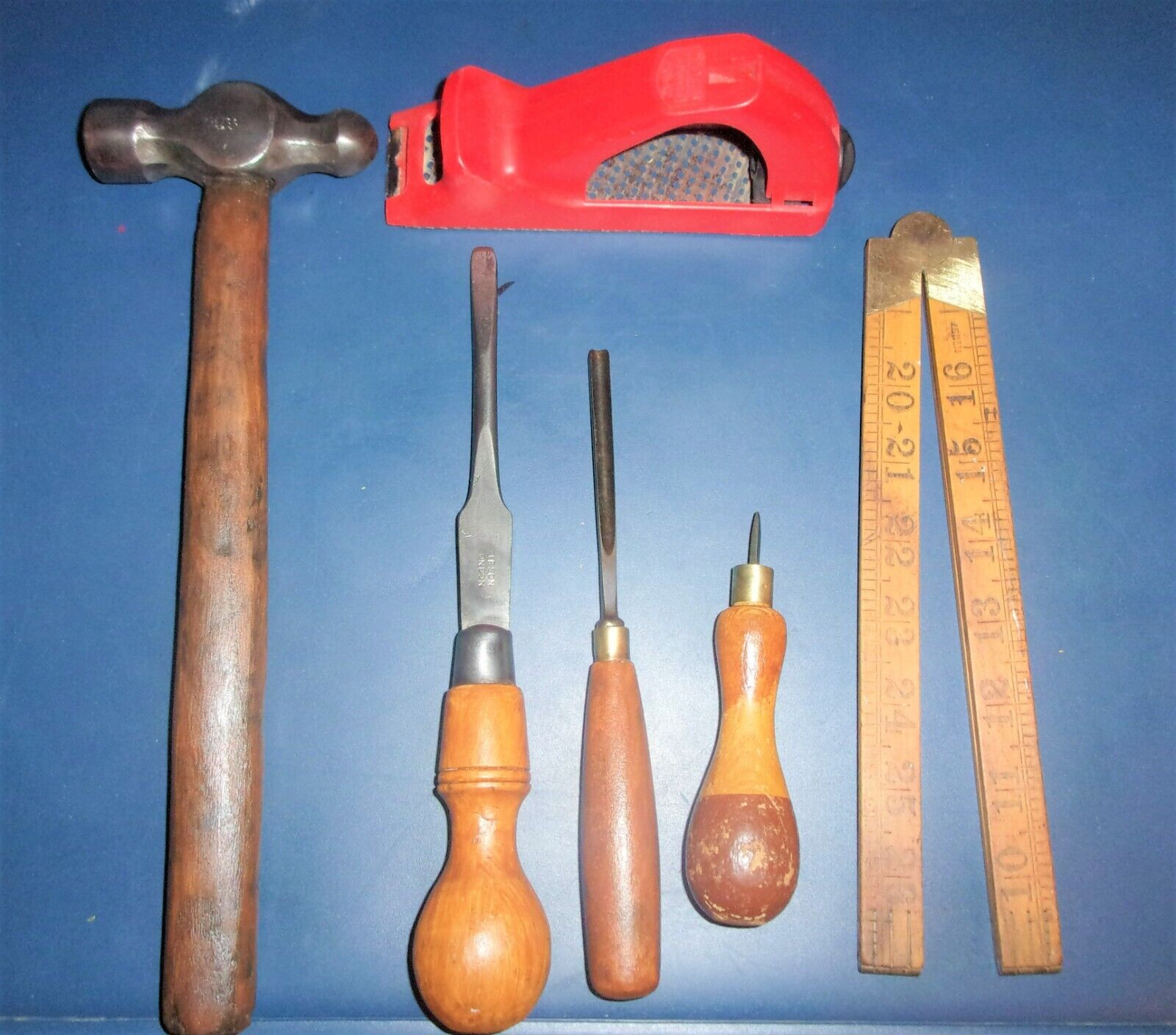 Vintage Carpenters Tools - Marples Stanley Rabone Gibson Setco, M&C Set of 6 VGC