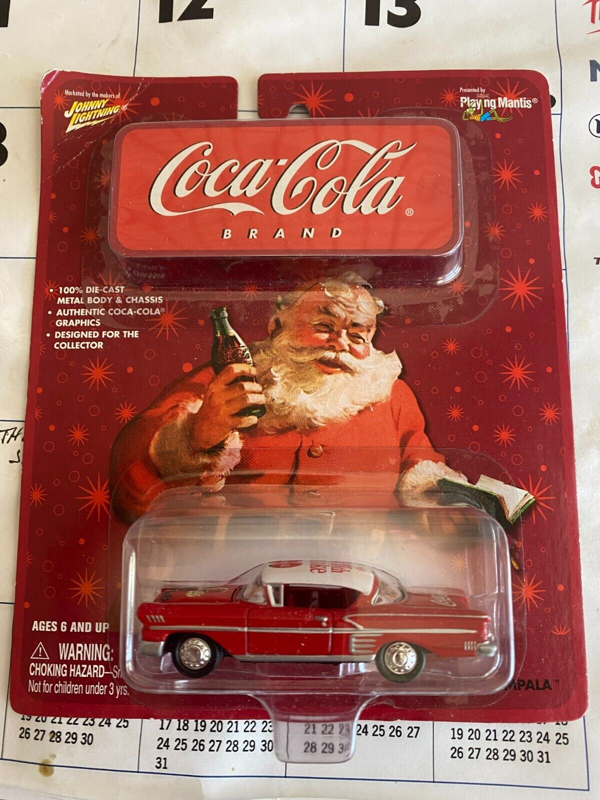 Johnny Lightning Coca-Cola Brand 1958 Chevy Impala MOC 2003