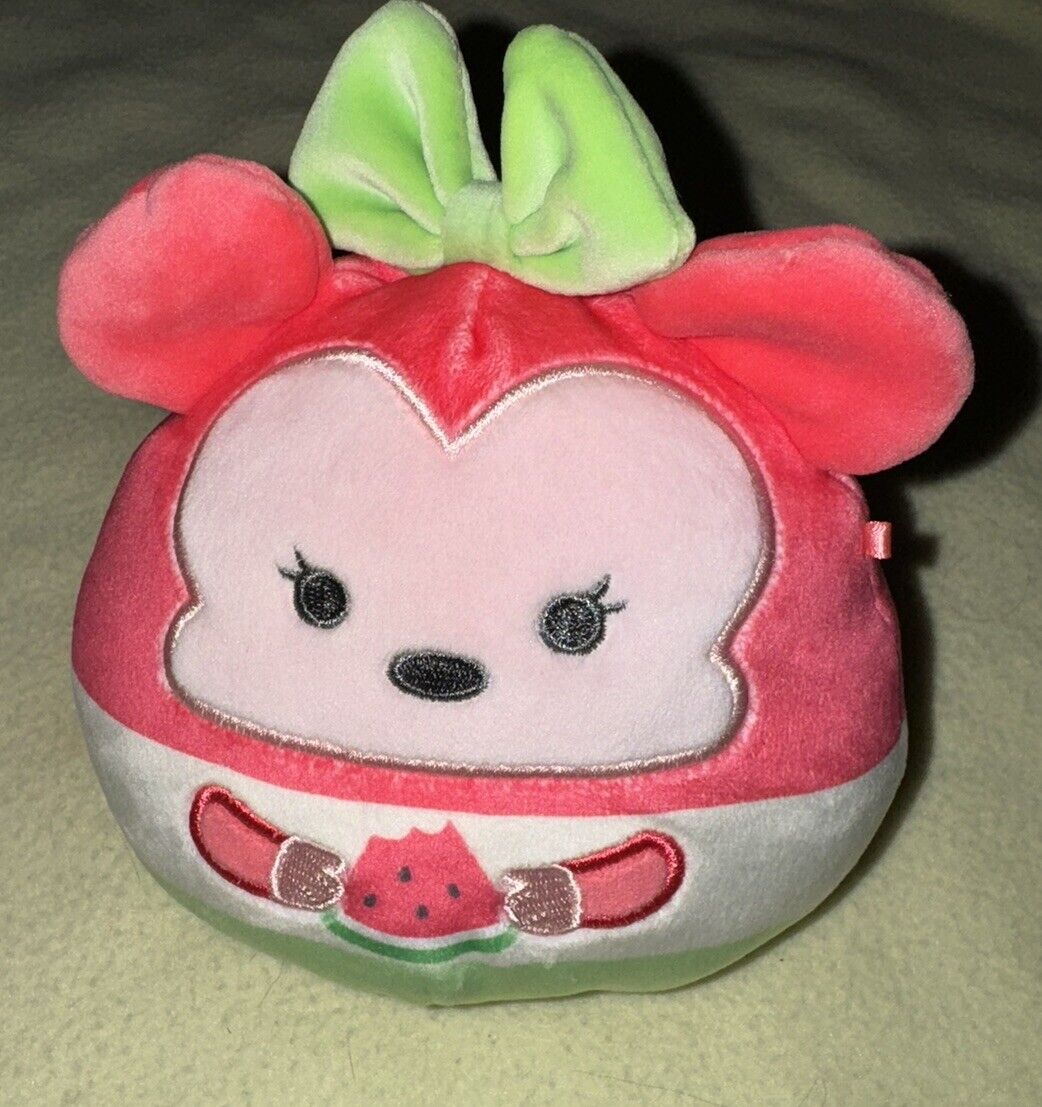 Disney Squishmallows Mystery Squad Minnie Mouse Watermelon Scent Plush 6