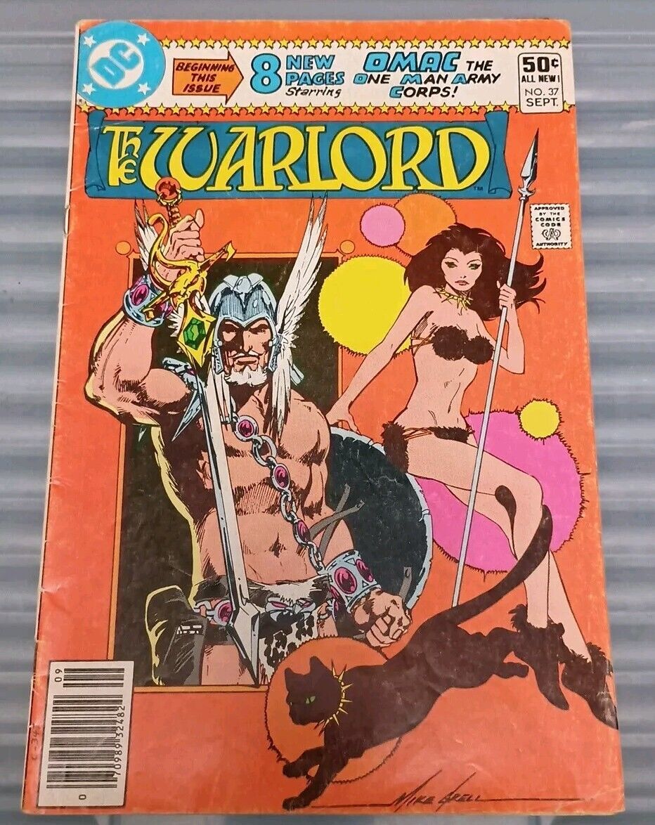 The Warlord #37 Comic Book  Origin of OMAC by Starlin