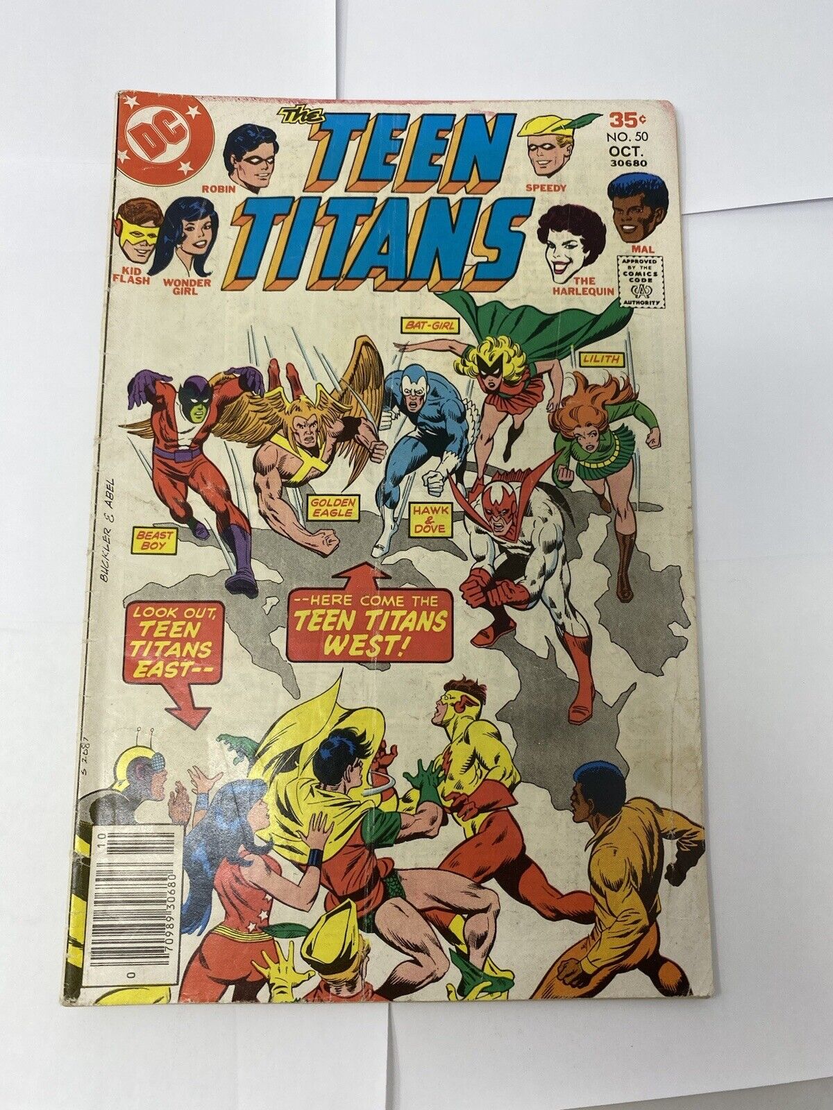 The Teen Titans 50 DC Comics VG