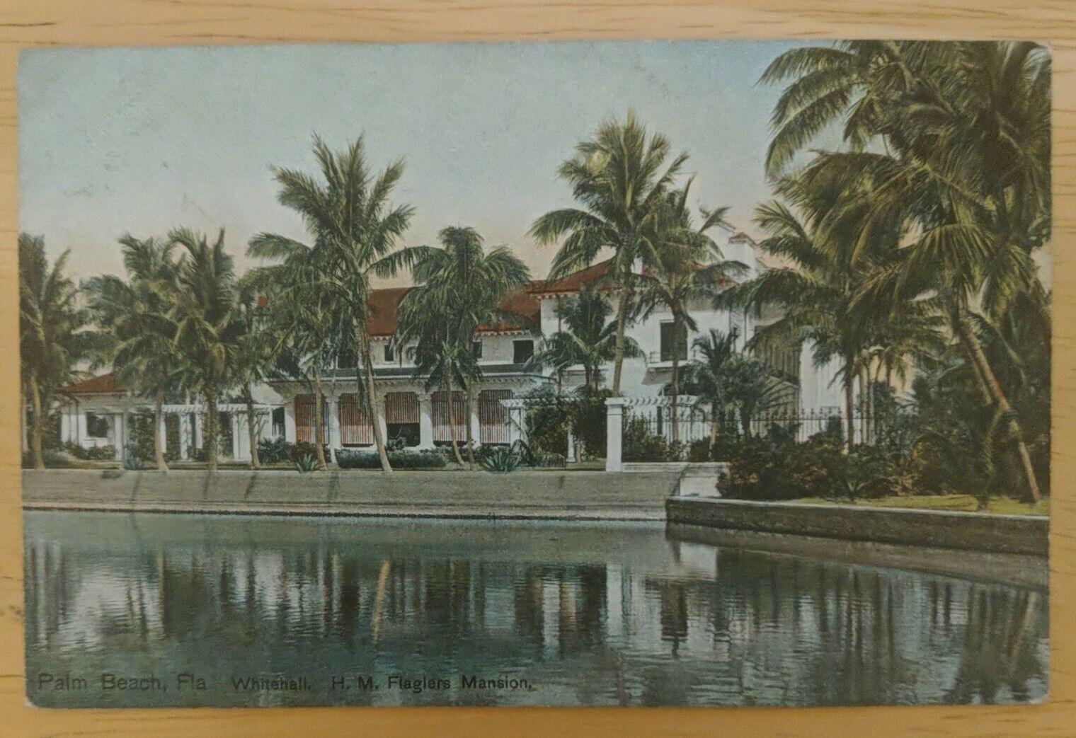 Antique Postcard Palm Beach, FL H.M. Flagler\'s Mansion