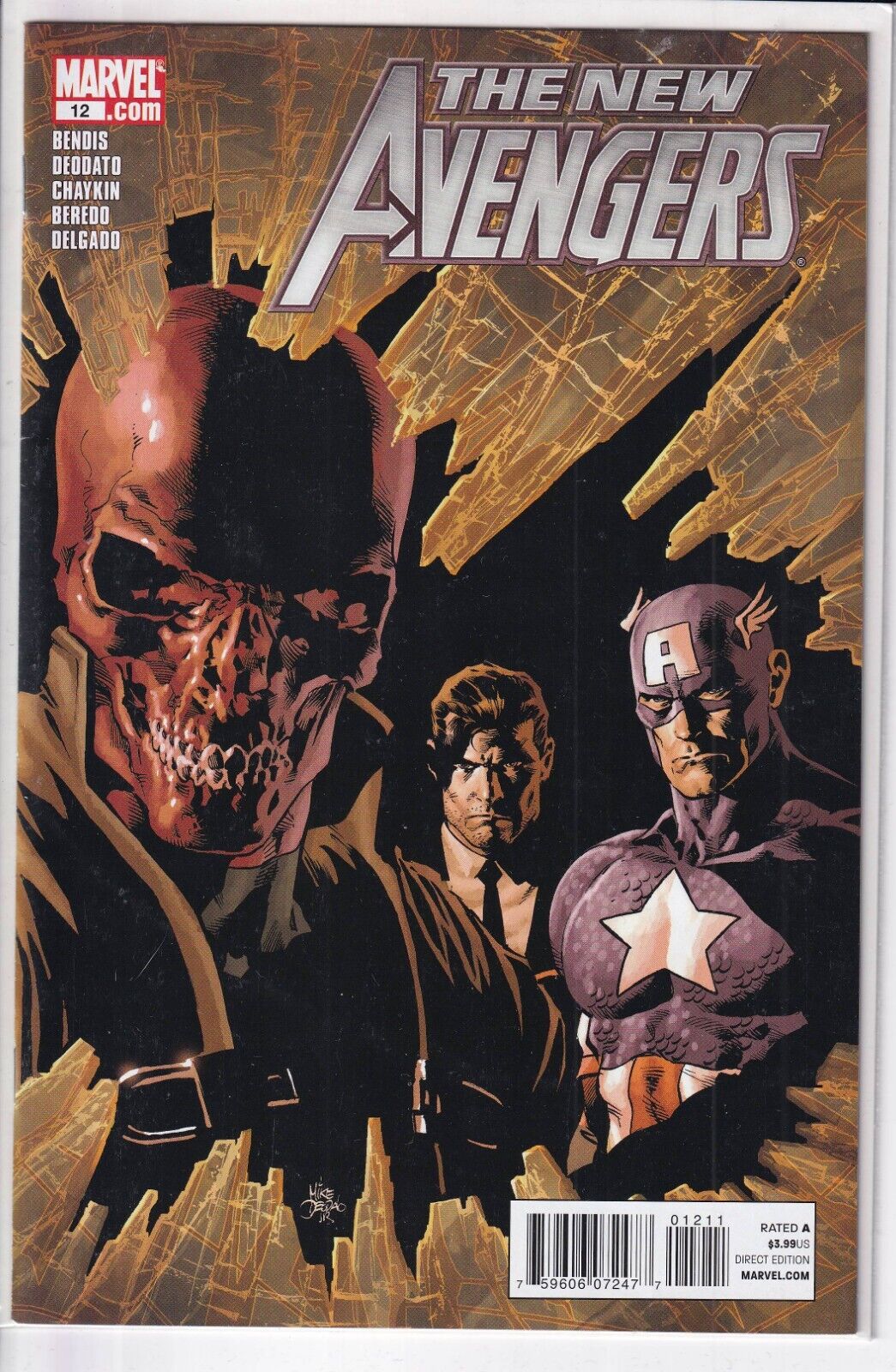 37860: Marvel Comics NEW AVENGERS #12 VF Grade