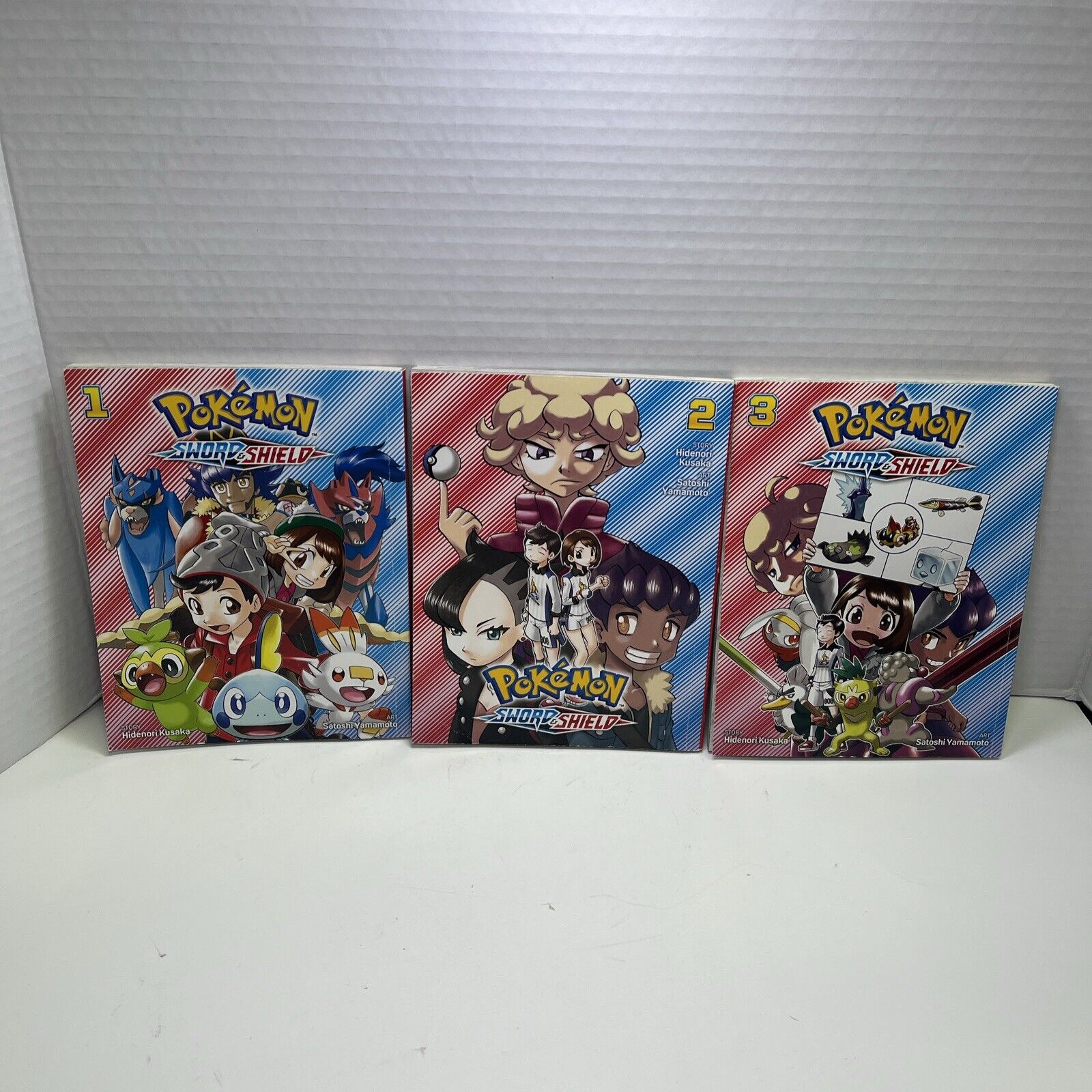 Pokemon Sword and Shield Manga Vol. 1-3 - Hidenori Kusaka & Satoshi Yamamoto