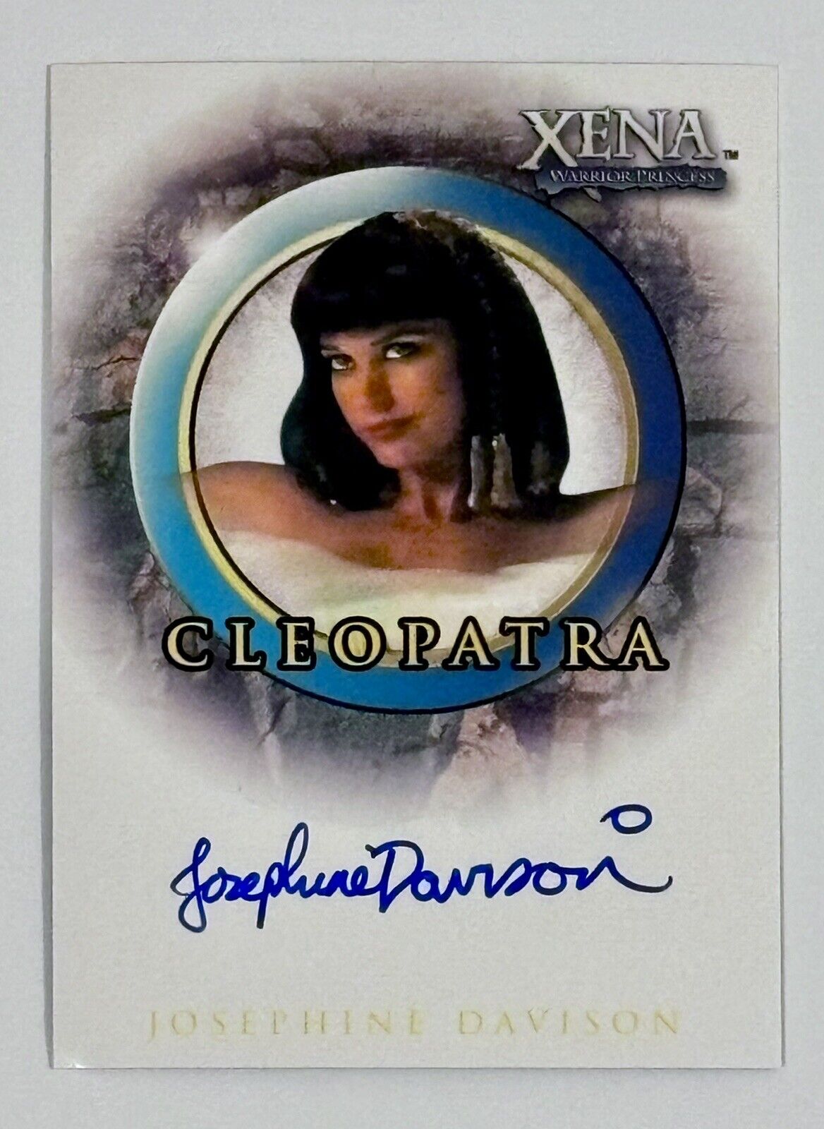 Rittenhouse Xena Cleopatra Josephine Davison Autograph Card