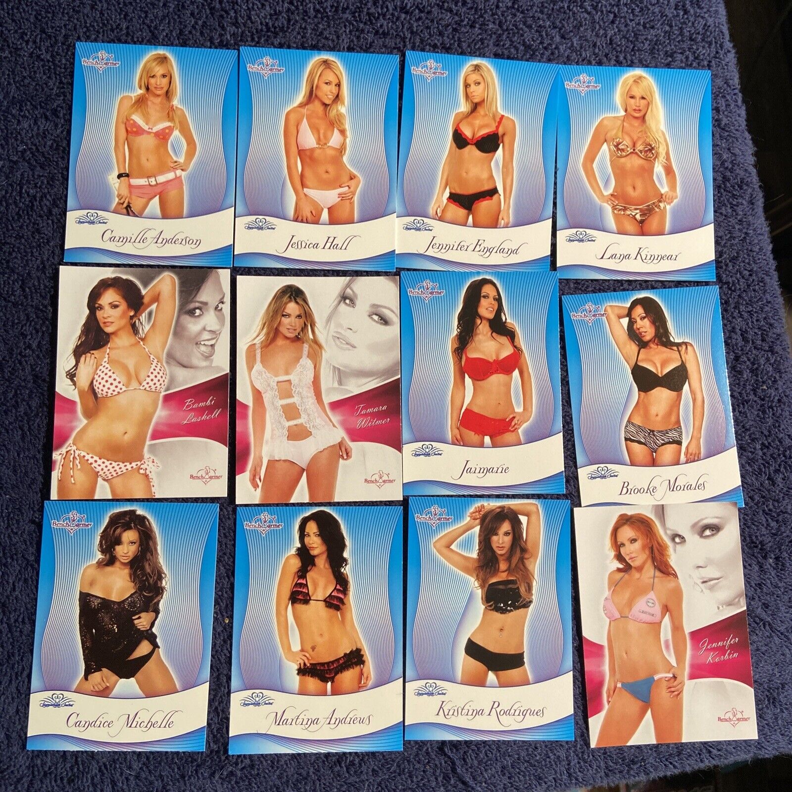 12 Sexy Benchwarmer Model Trading Cards