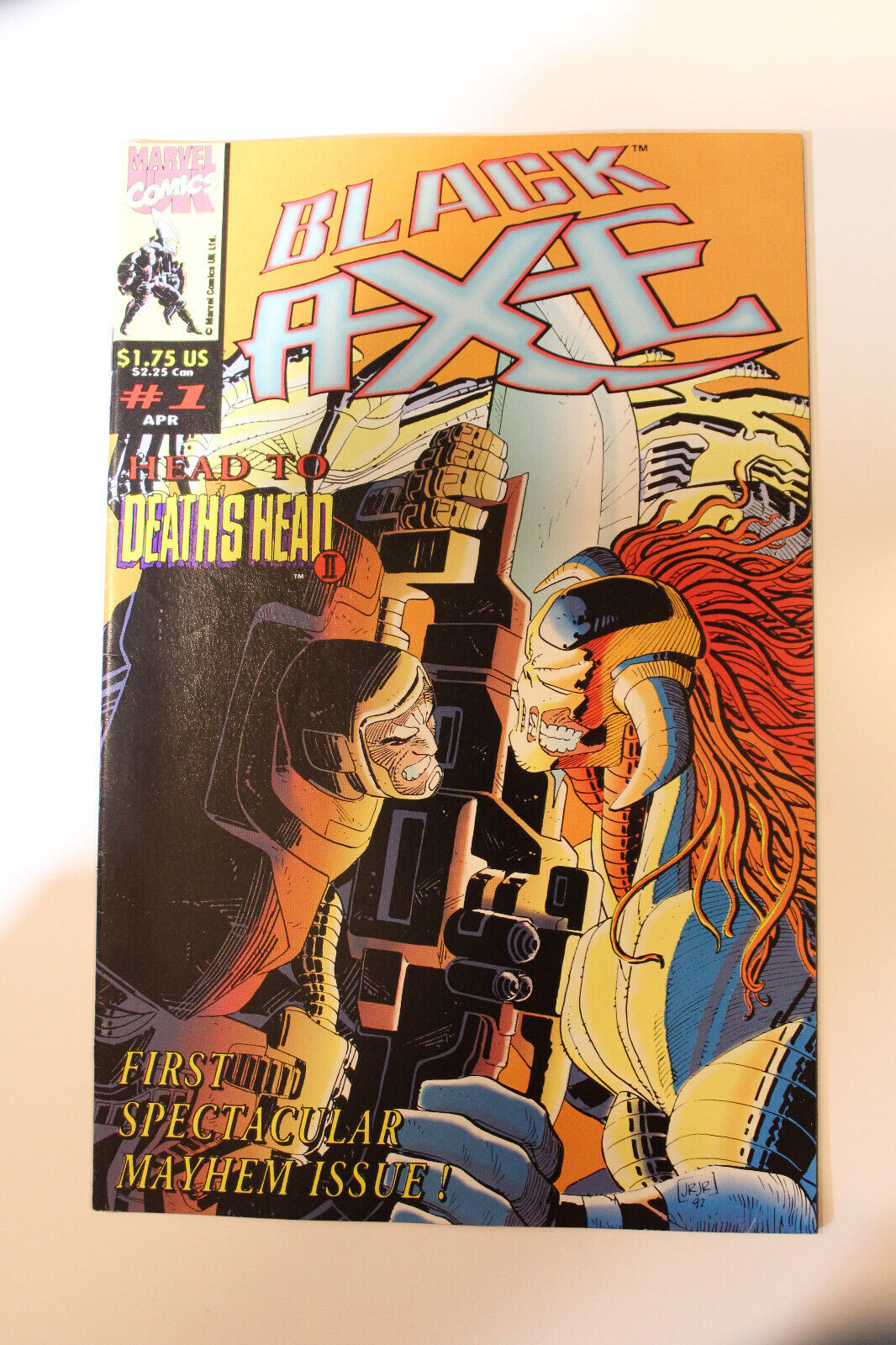 Black Axe #1 ; Marvel UK | Death\'s Head II John Romita - we combine shipping