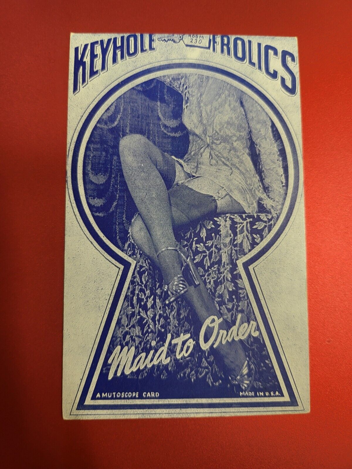 1930s Mutoscope Card