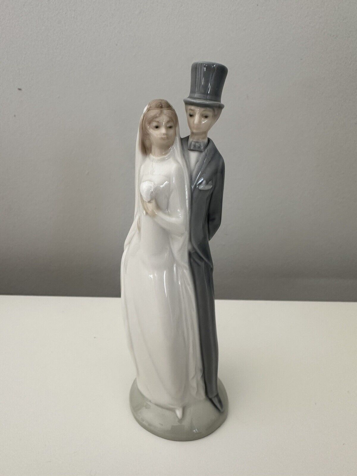 Nao By Lladro Wedding Cake Topper Excellent Condition 6”