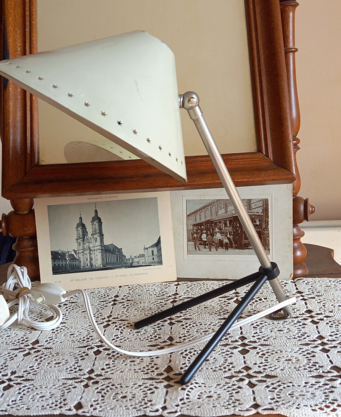 Vintage lamp, Pinocchio lamp, Hala Zeist, NIGHT LAMP, Wall/Table lamp, Desk lamp
