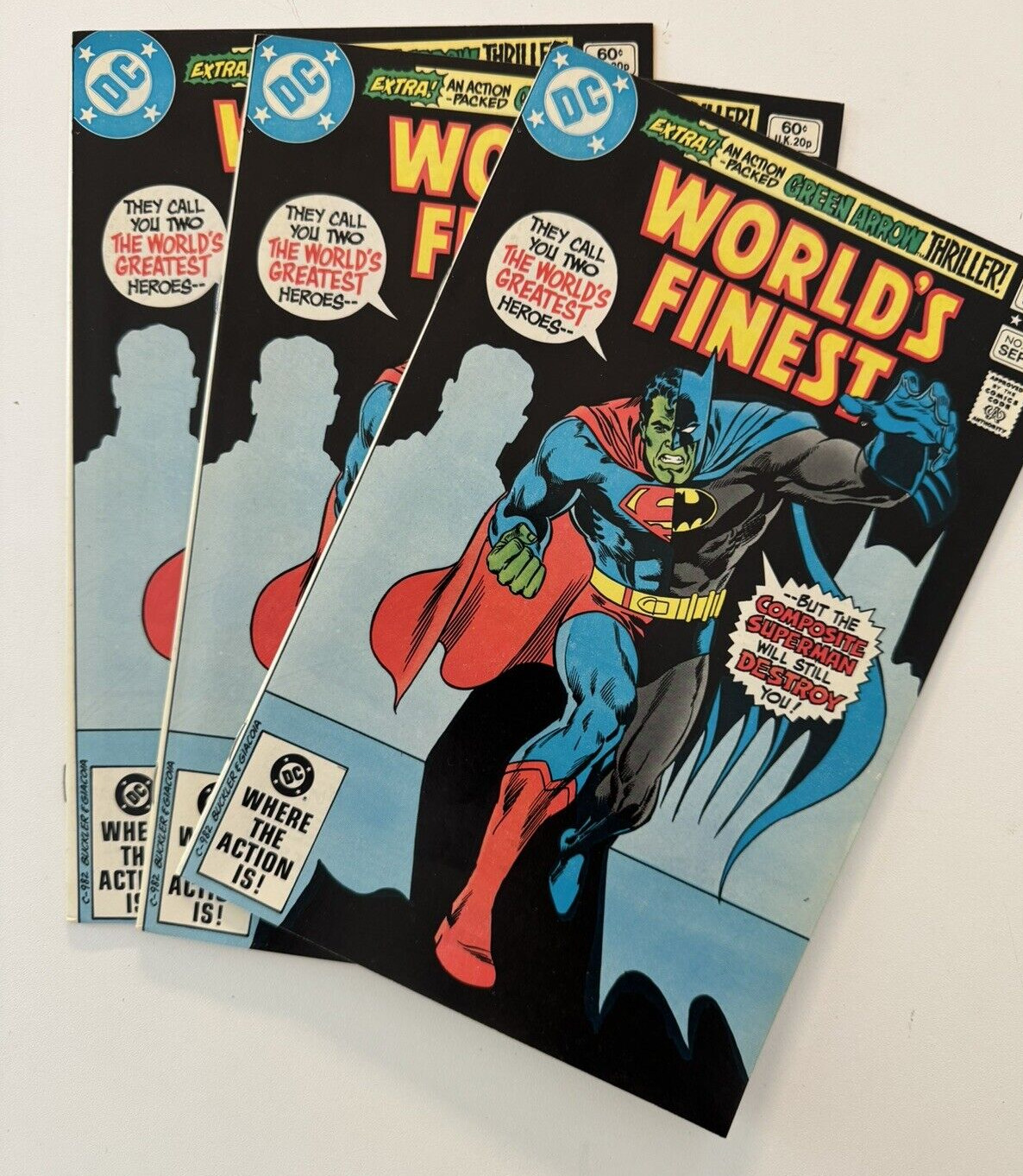 World\'s Finest Comics 1982 —  #283 Superman Batman - Lot of 3