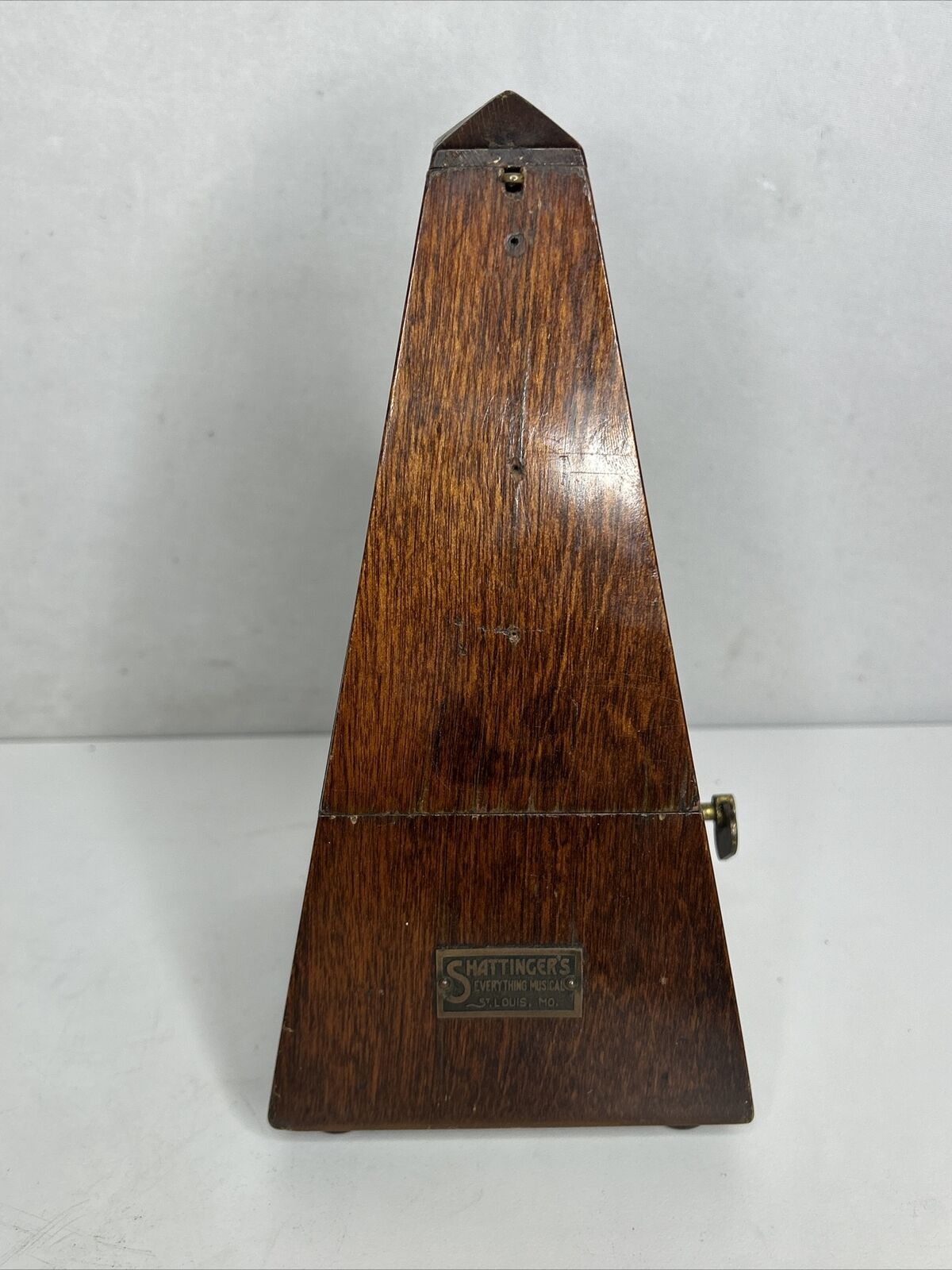 Vintage Shattingers St. Louis, MO Metronome Wooden Working