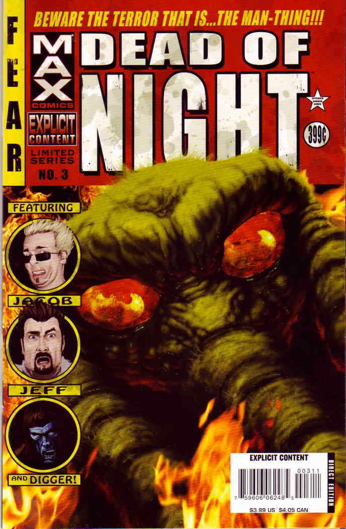 Dead of Night Featuring Man-Thing #3 VF/NM; Marvel | MAX Kaare Andrews - we comb