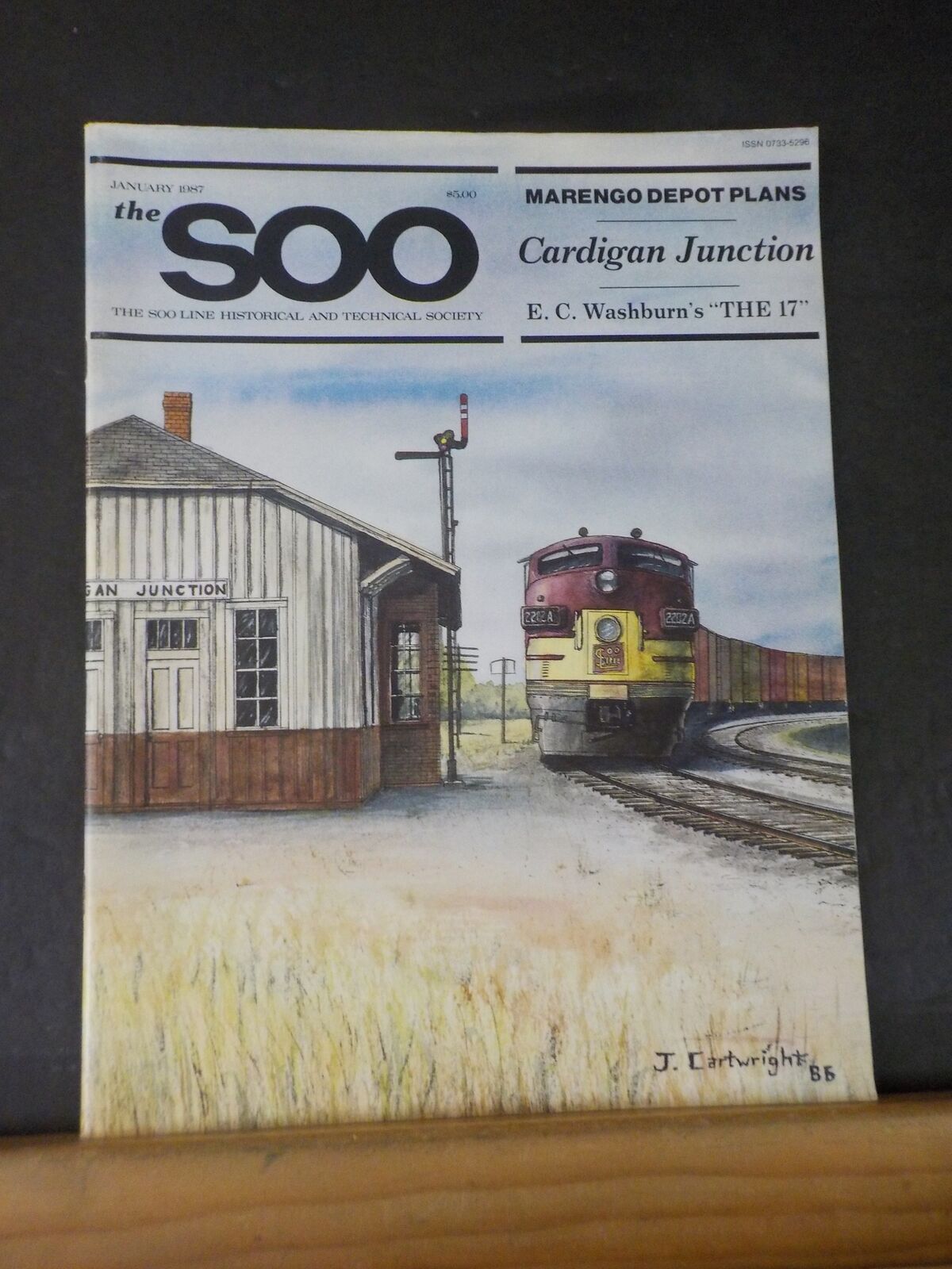 The SOO 1987 January Marengo Depot plans Cardigan Junction