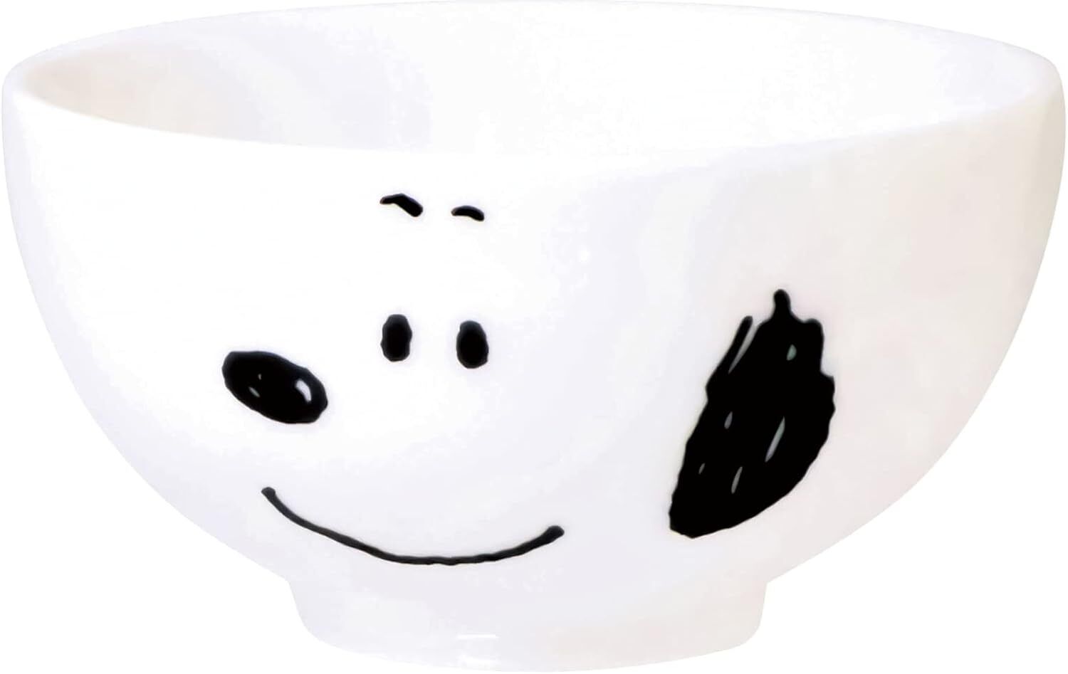 New Kaneshotouki PEANUTS Snoopy Rice Bowl 11cm Face Up Made in Japan