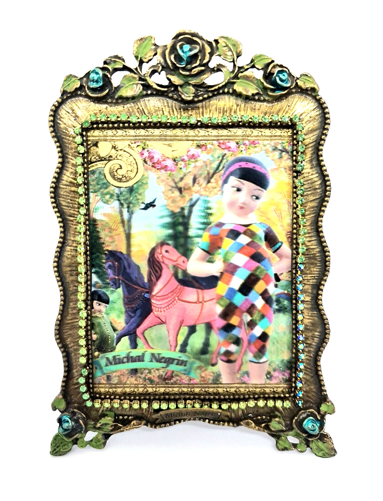 Beautiful Frame Picture 3D Photo  With A Legend In The Forest  By Michal Negrin.