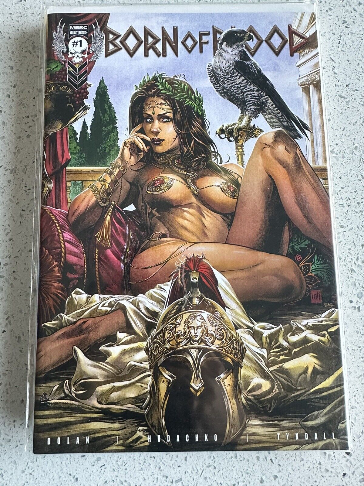 Born Of Blood #1 Mike Krome Trade Variant Cover  Merc Publishing 2022