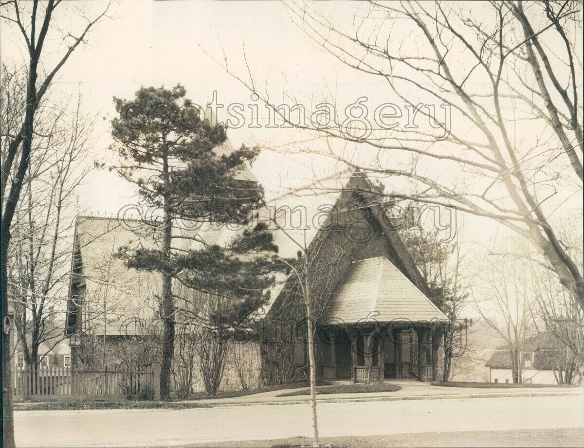 1921 Press Photo Village Church Nahant 1920s Massachusetts