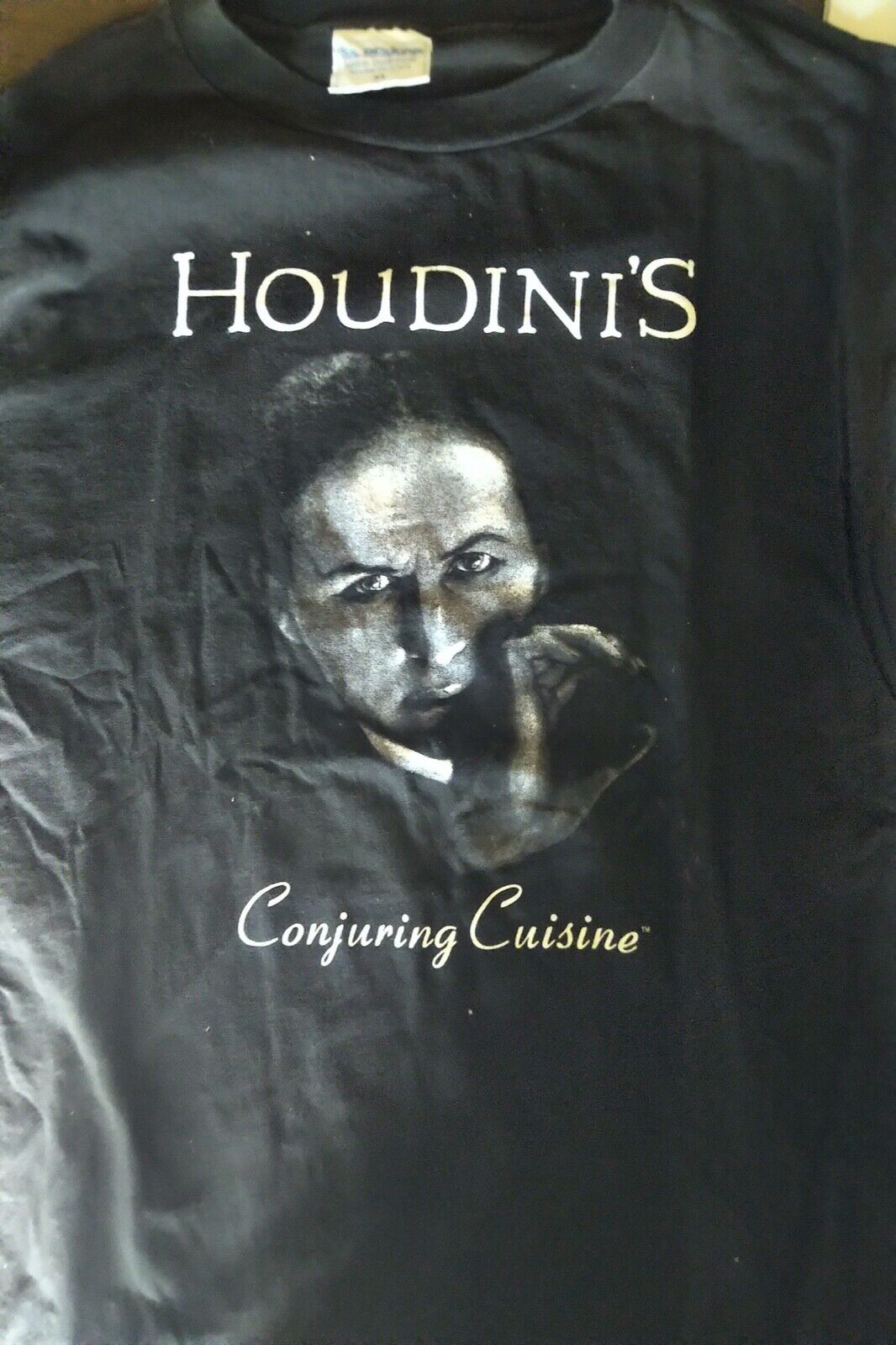 Houdini\'s Conjuring Cuisine Original T-Shirt 1996 New Never Worn