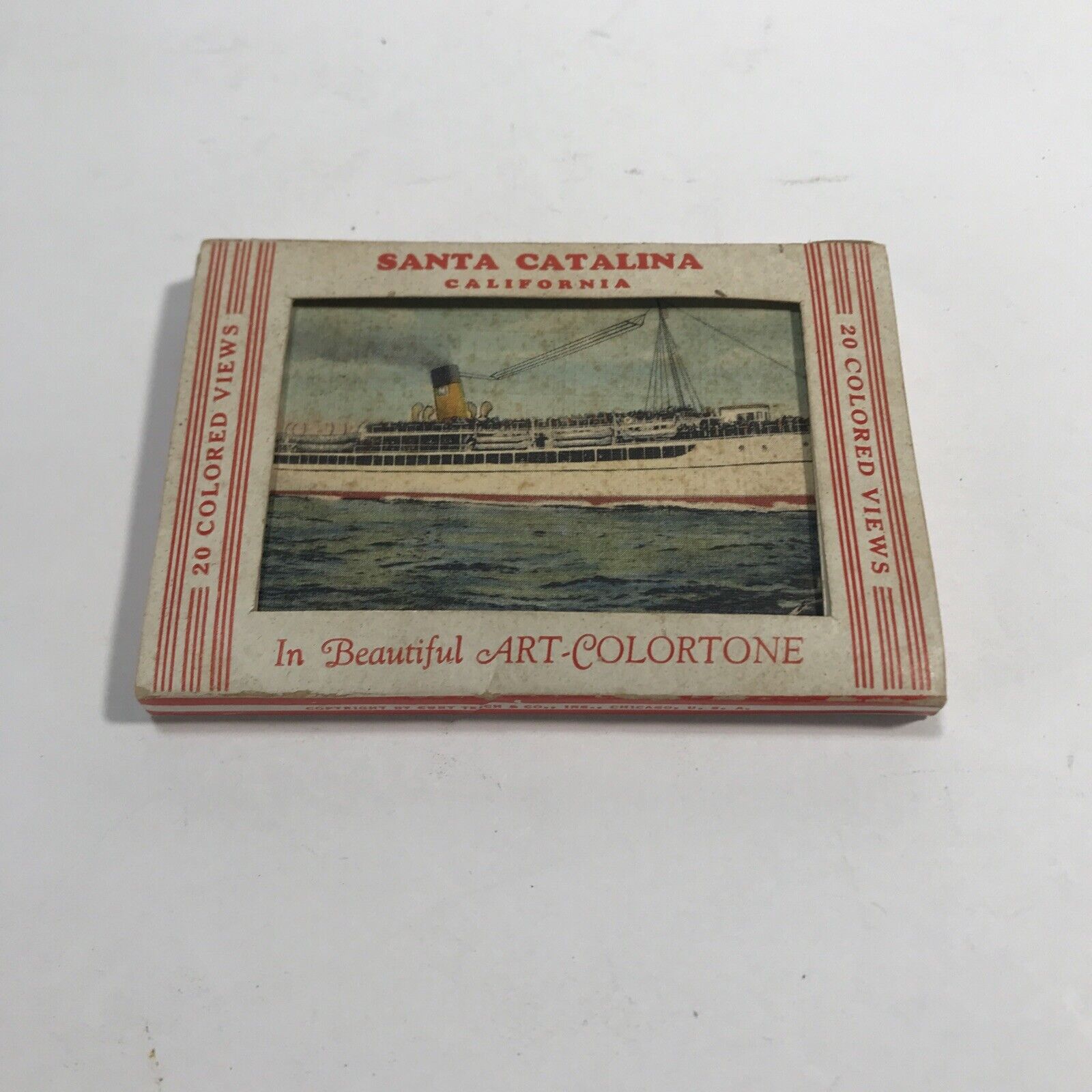 Vintage Colortone Souvenir View Cards Santa Catalina CA - 20 Count