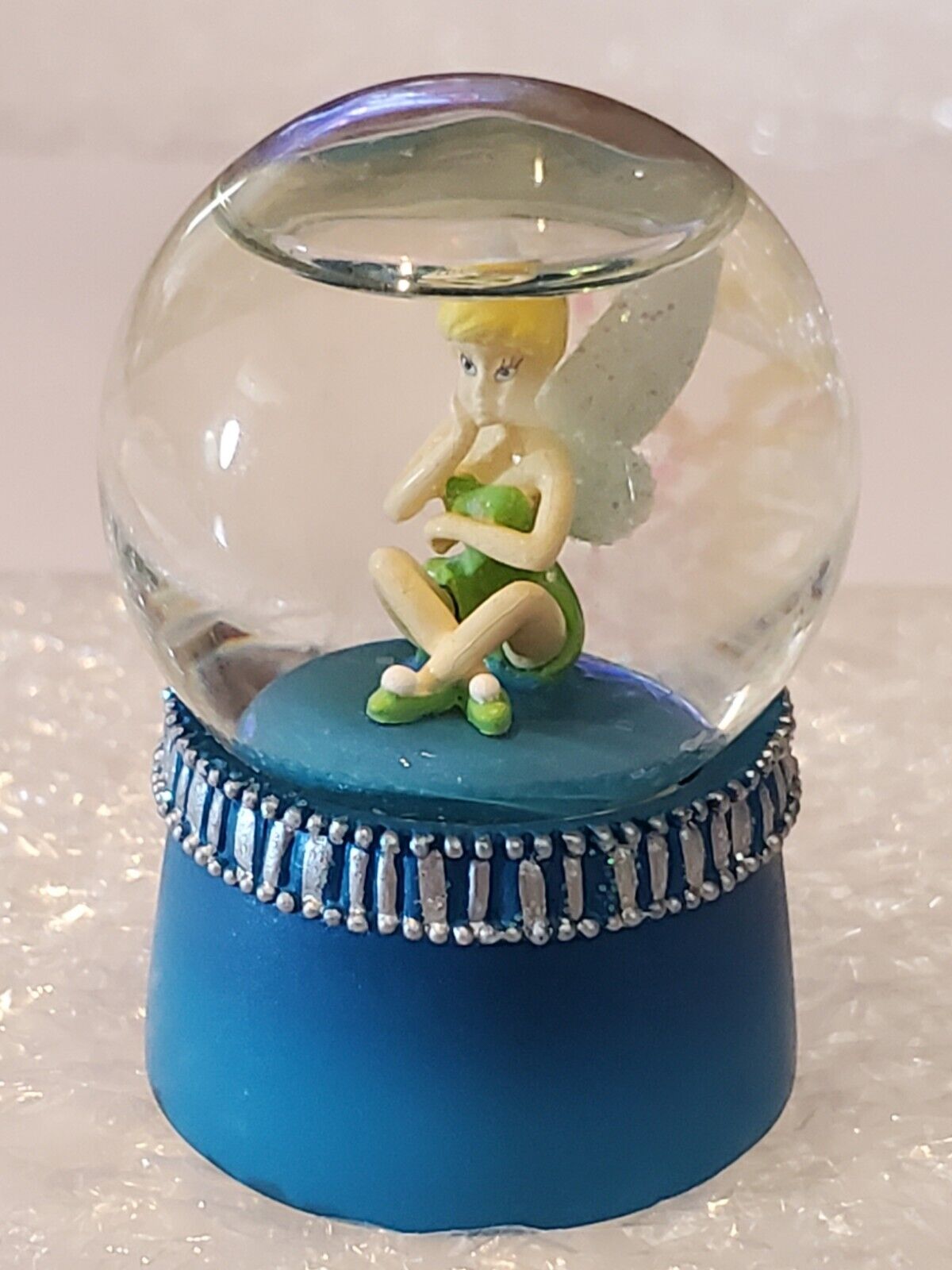 Vintage Westland Giftware Tinker Bell Disney Mini Snow Globe \