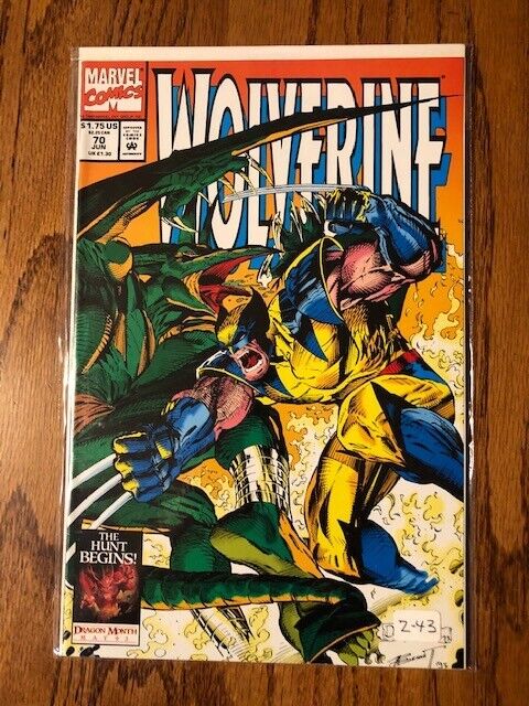 Wolverine #70 Marvel Comic Book 1993 Condition X-Men 1ST Print
