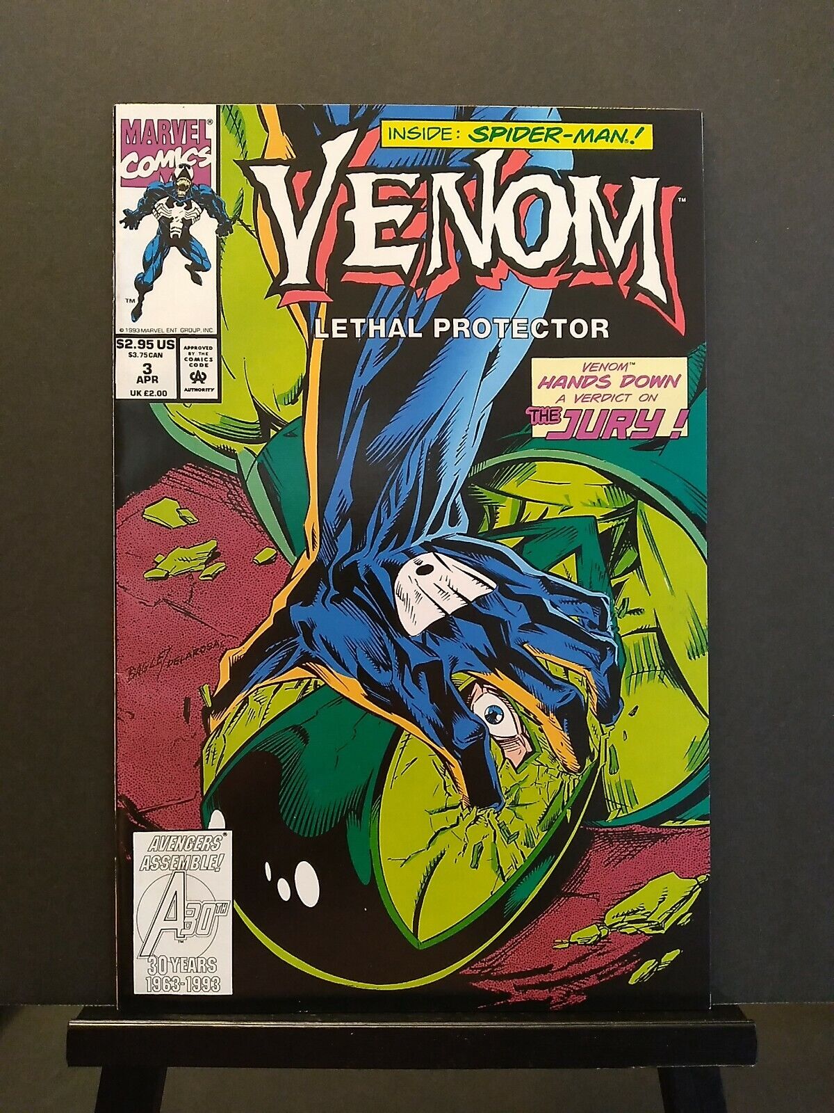  Venom: Lethal Protector #3 NM- 9.2 1993 Marvel Comics Spider-Man Carnage 