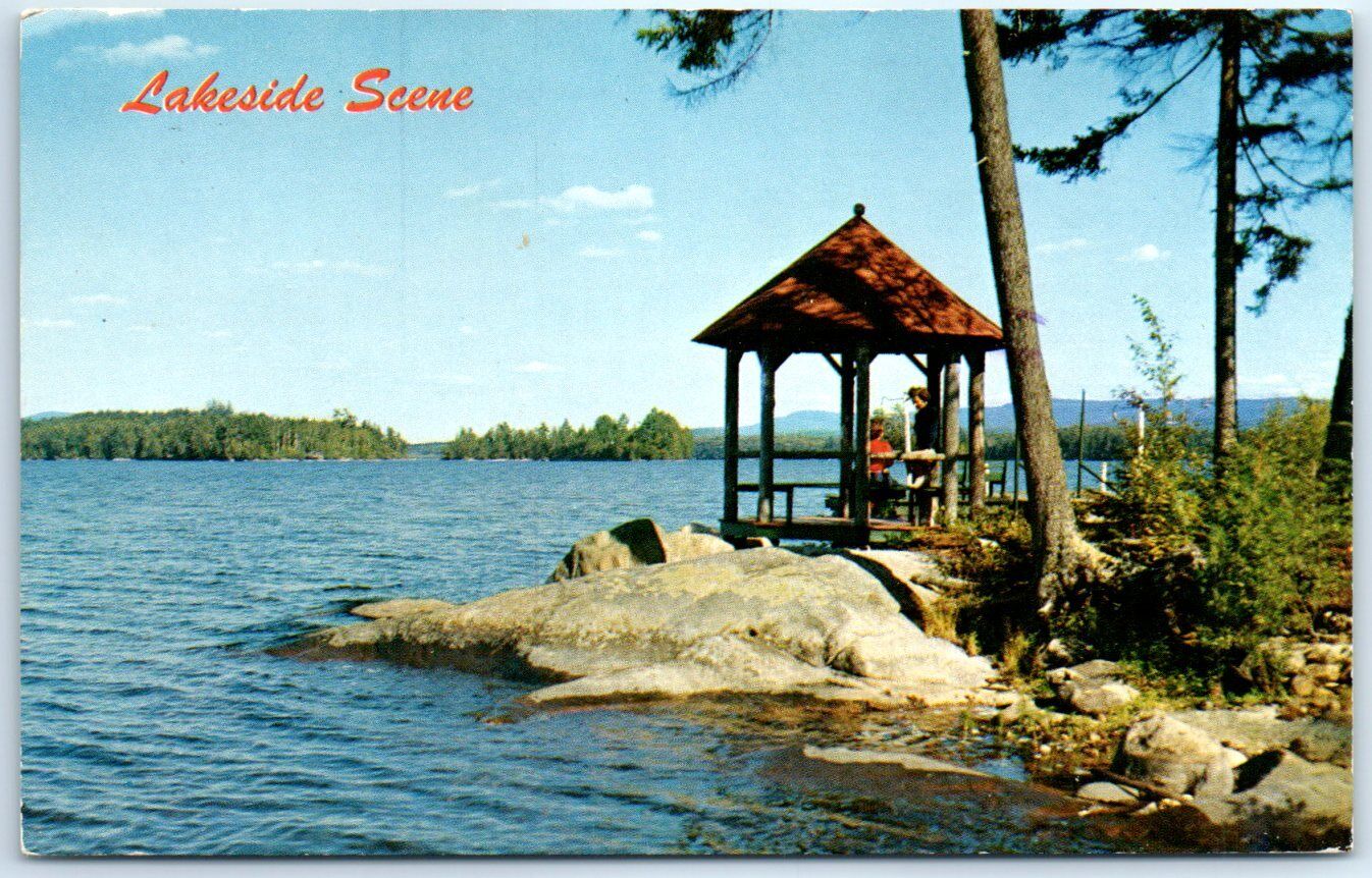 Postcard - Lakeside Scene