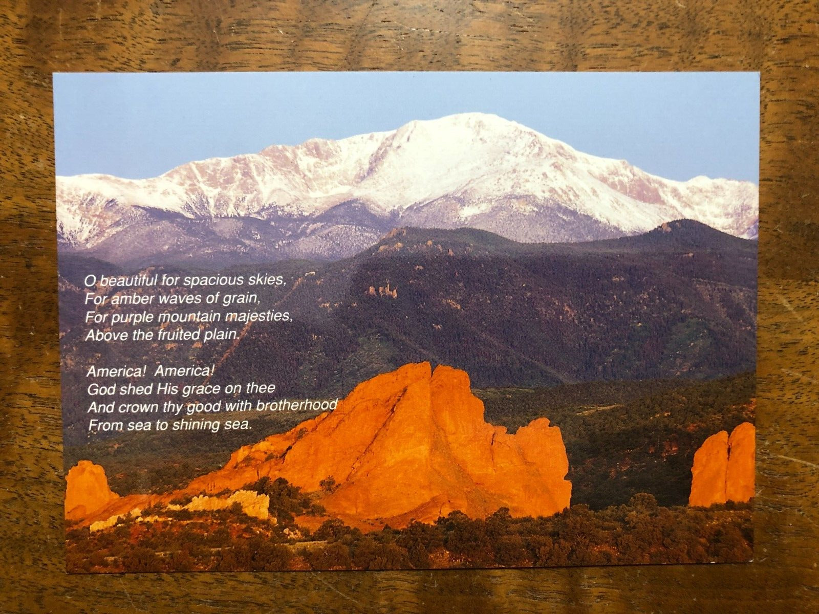 Pikes Peak Summit Postcard \