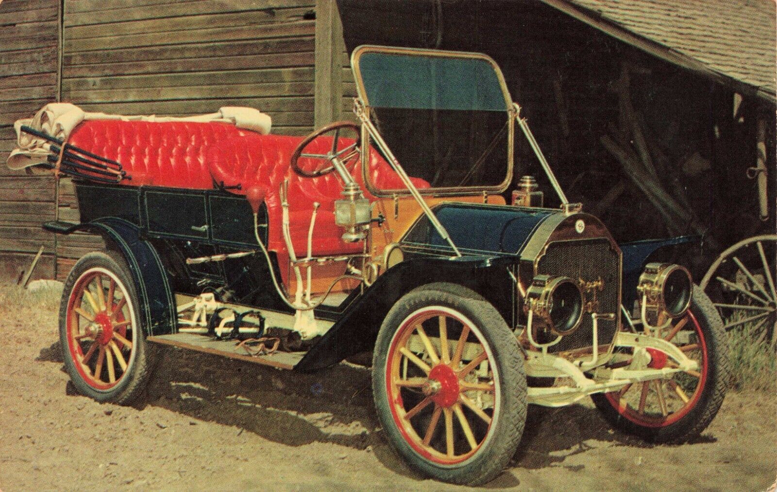 1909 Stoddard-Dayton car Pennzoil Company post card