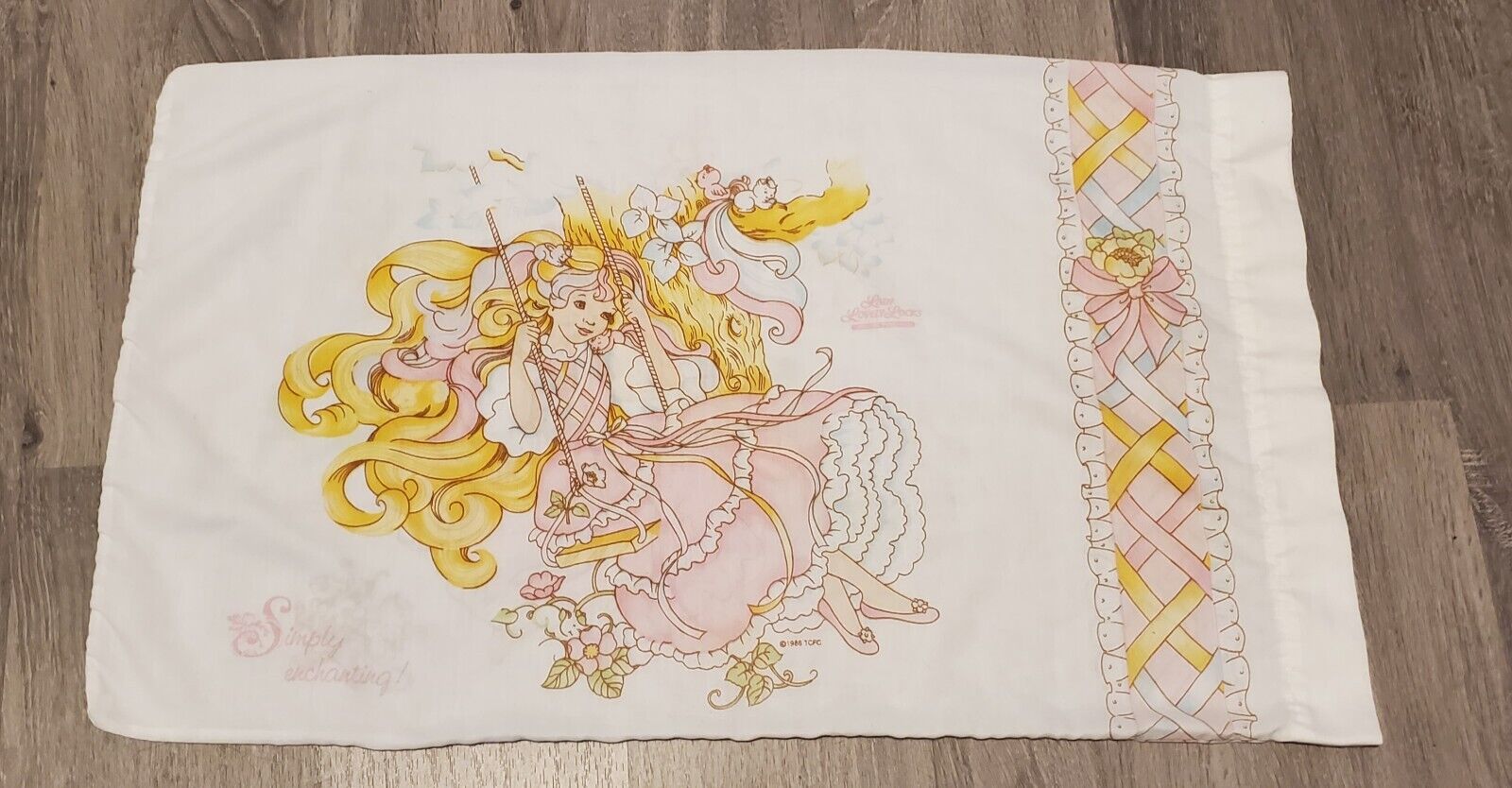 Vintage 1986 Lady Lovely Locks And The Pixietails Standard Pillowcase