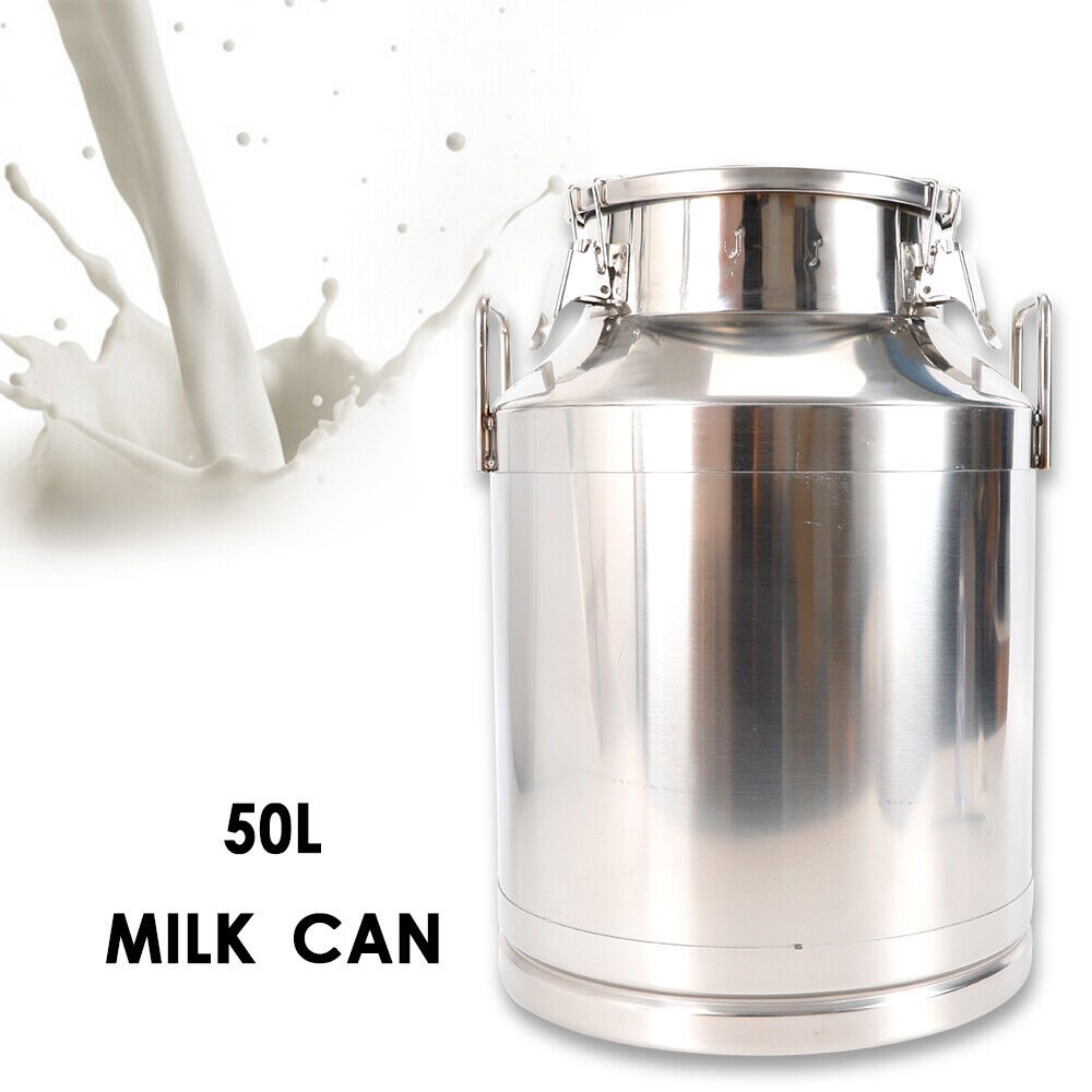 50 Liters Stainless Steel Milk Can Storing Wet Food Can Domestic Oil Containers