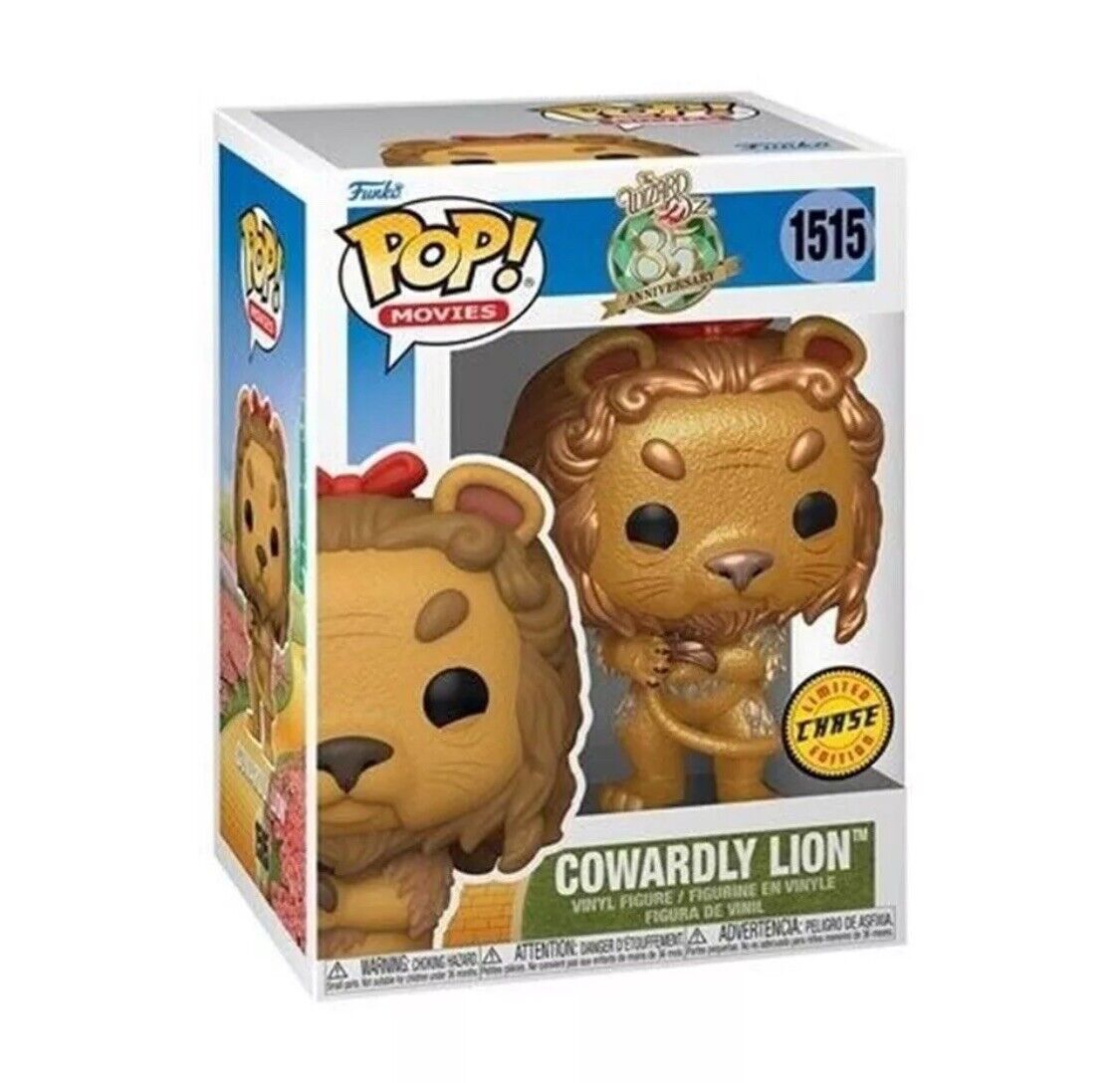 Funko CHASE Wizard of Oz 85th Anniversary Cowardly Lion Chase Mint W/Protector