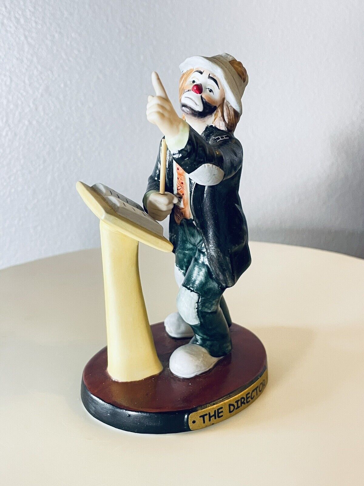 RARE ~The Original Emmett Kelly Circus Collection “The Director” Figurine HTF
