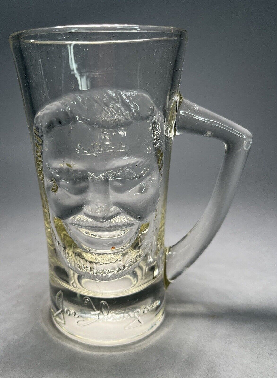 Vintage Big Daddy’s Joe Flanigan's Glass Embossed Handled Beer Mug 1970's