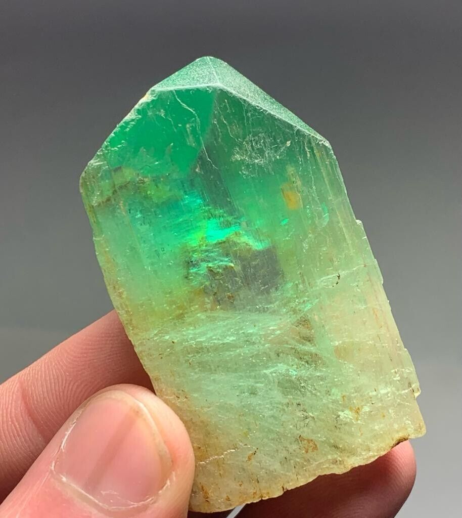 225 Carat Hiddenite Kunzite Crystal from Afghanistan